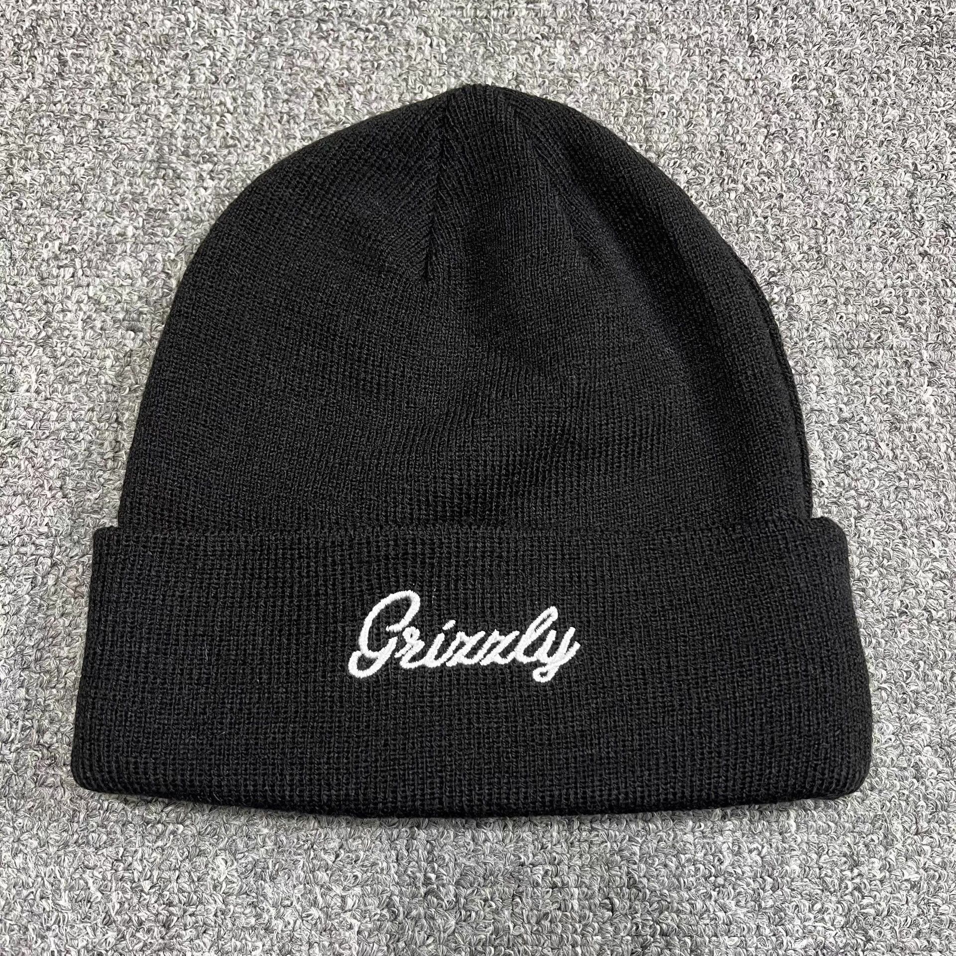 Grizzly Griptape Grizzly Griptape Script Embroidered Knitted Beanie Q7 Size ONE SIZE - 9 Thumbnail