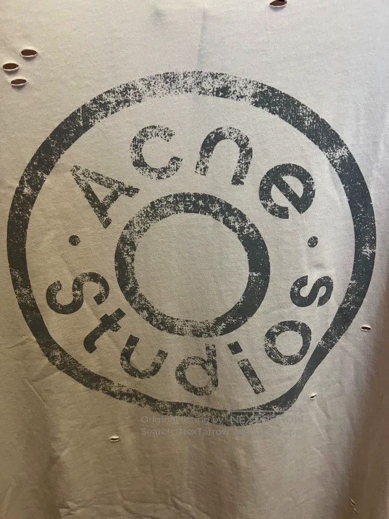 Acne Studios Acne Studios Pink letter print badge distressed men's and Size US S / EU 44-46 / 1 - 3 Thumbnail