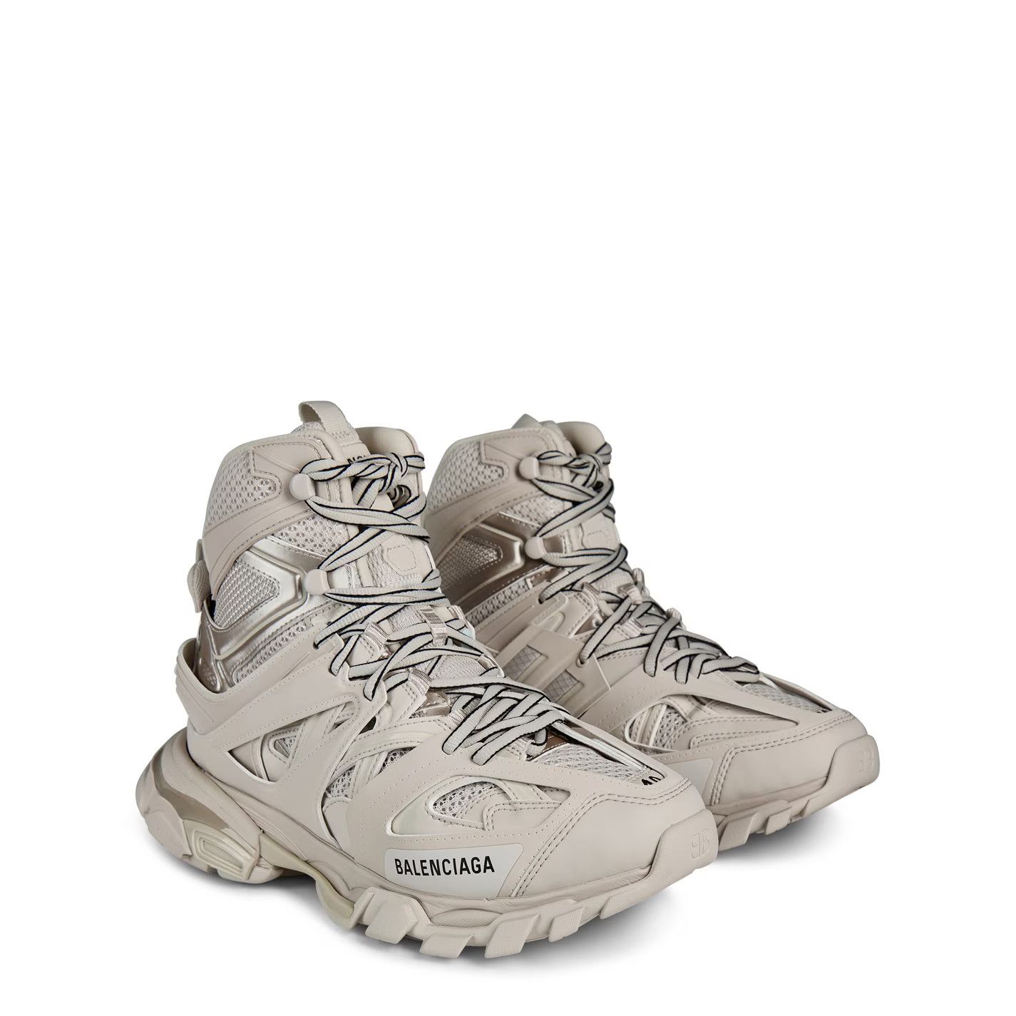 Balenciaga o1g2r1mq0226 Track Hike Sneakers In Beige Size US 6 / EU 39 - 3 Thumbnail