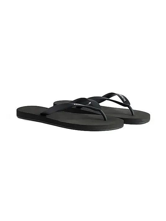 Balenciaga o1w1db10526 Thong Sandals in Black Size US 6 / IT 36 - 2 Thumbnail