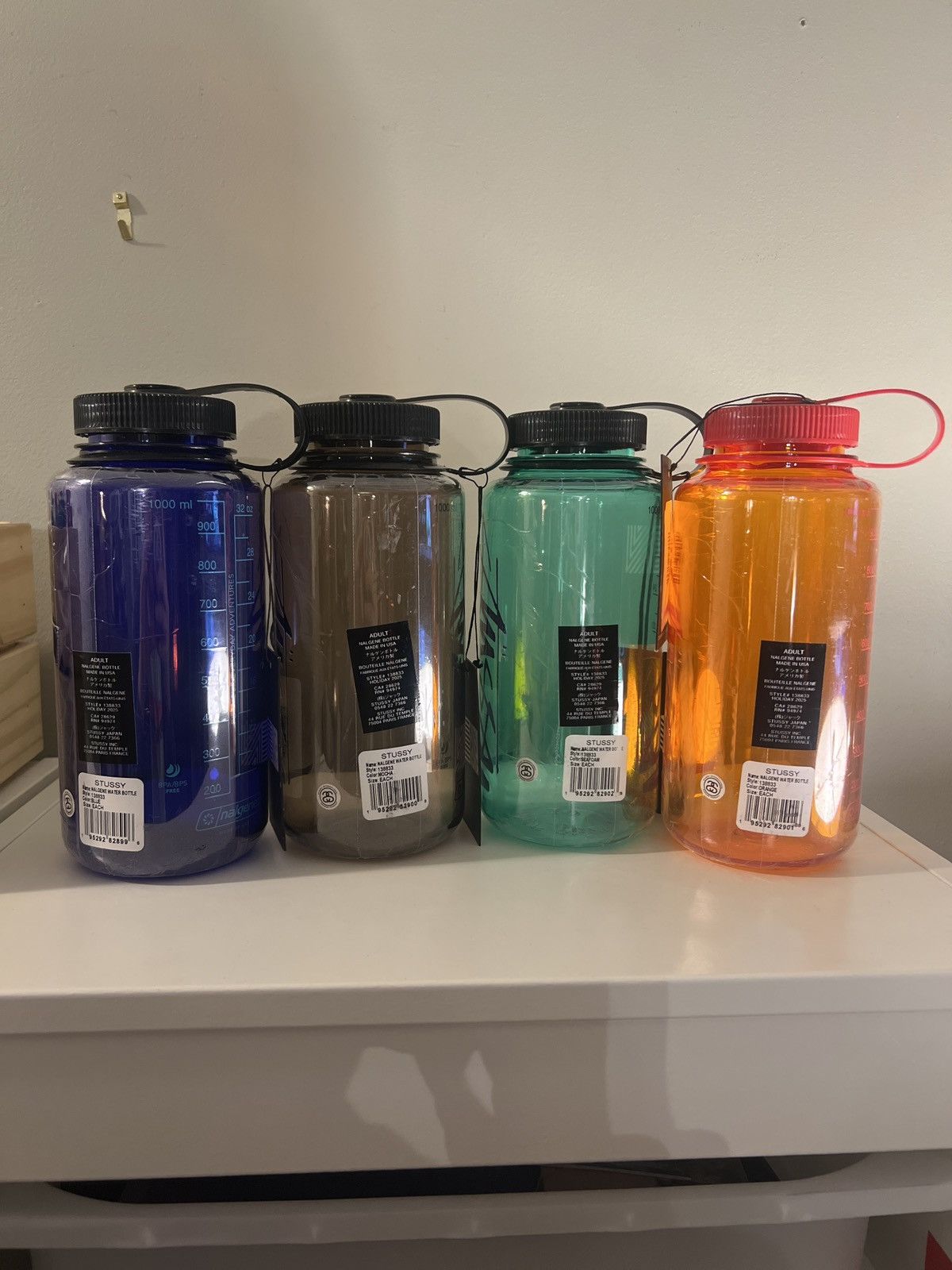 Hypebeast Stüssy Nalgene Water Bottle Mocha Size ONE SIZE - 3 Thumbnail