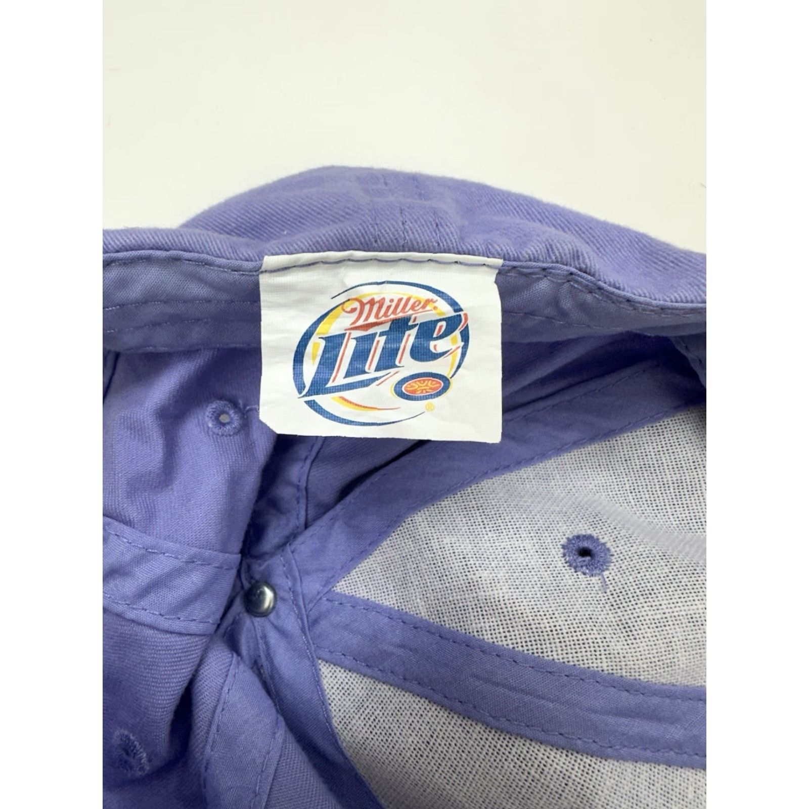 Vintage Acme Miller Lite Baseball Hat Purple Adjustable Beer Cap Mens Baseball Cap Purple Adjustable Beer Cap 90s Theme Vintage: No Size ONE SIZE - 4 Thumbnail