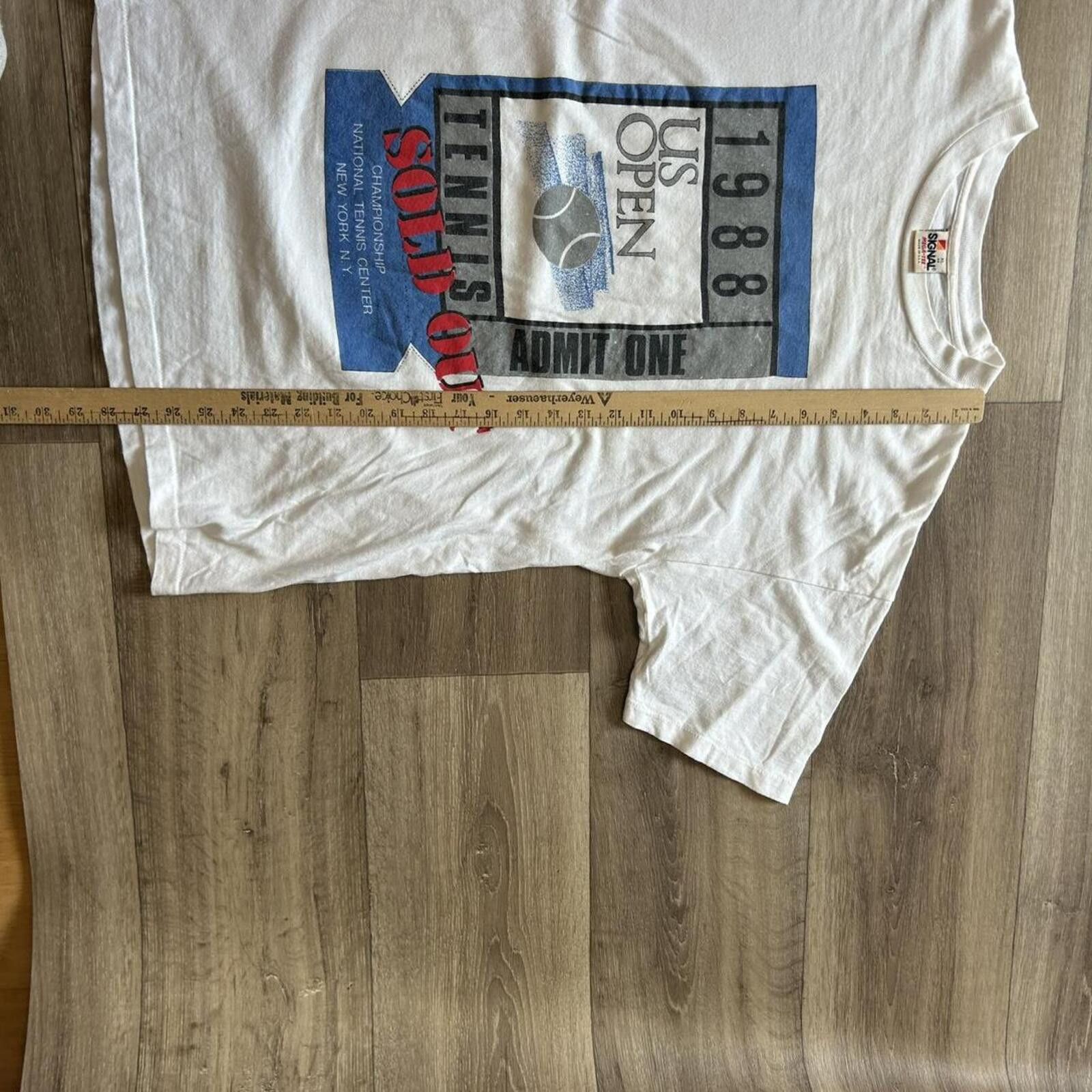 Other Vintage 1988 US Open Graphic tennis t shirt size XL rare tag Size US XL / EU 56 / 4 - 6 Thumbnail