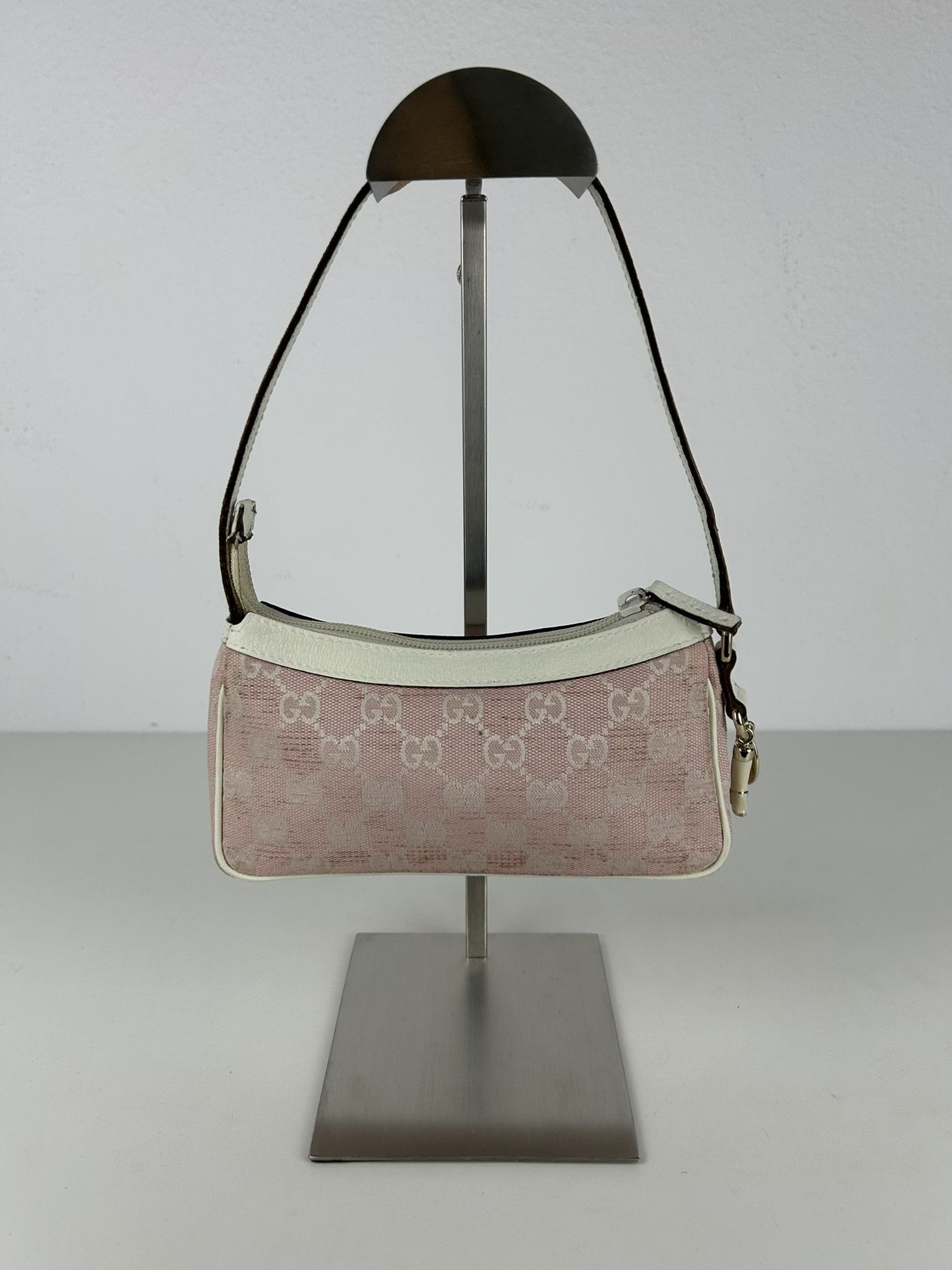 Gucci Gucci pink gg monogram canvas pochette Size ONE SIZE - 1 Thumbnail