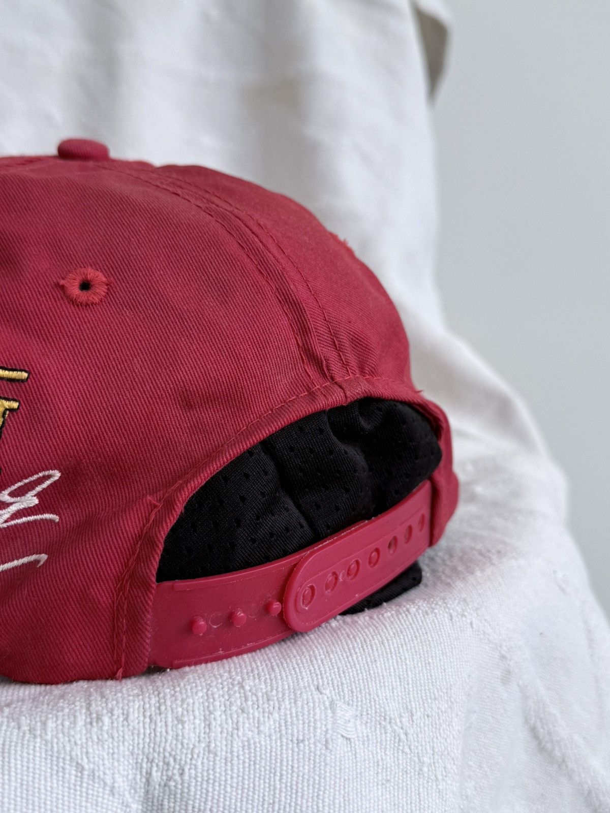 Ferrari Vintage Ferrari Michael Schumacher Dekra Cap Hat Size ONE SIZE - 6 Thumbnail