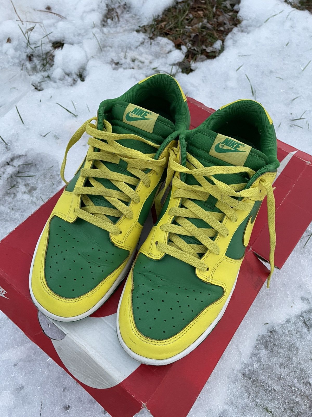 Nike Nike SB Dunk low Reverse Brazil Size US 11.5 / EU 44-45 - 4 Thumbnail