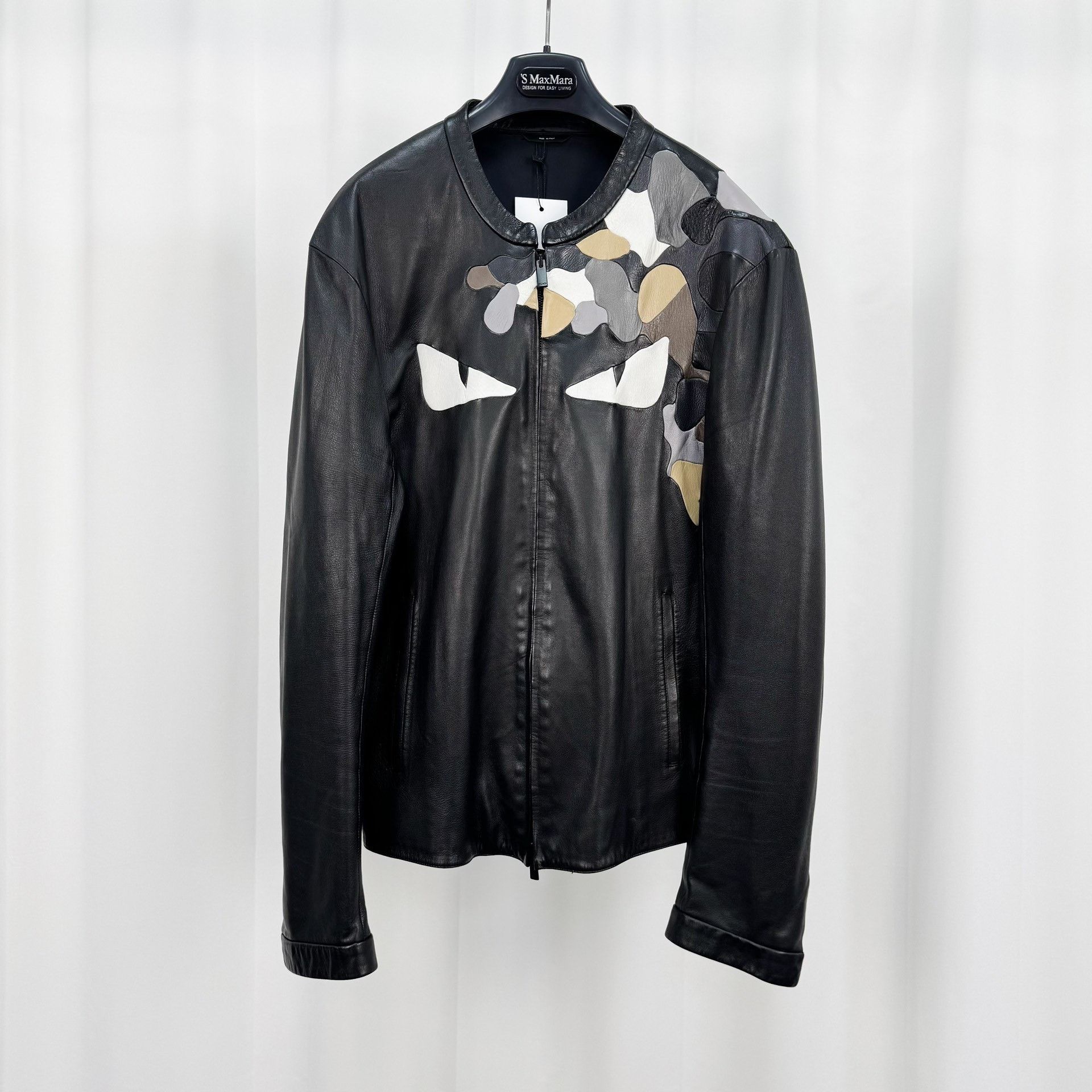 Fendi Fendi Little Monster Leather Jacket Size US L / EU 52-54 / 3 - 1 Thumbnail