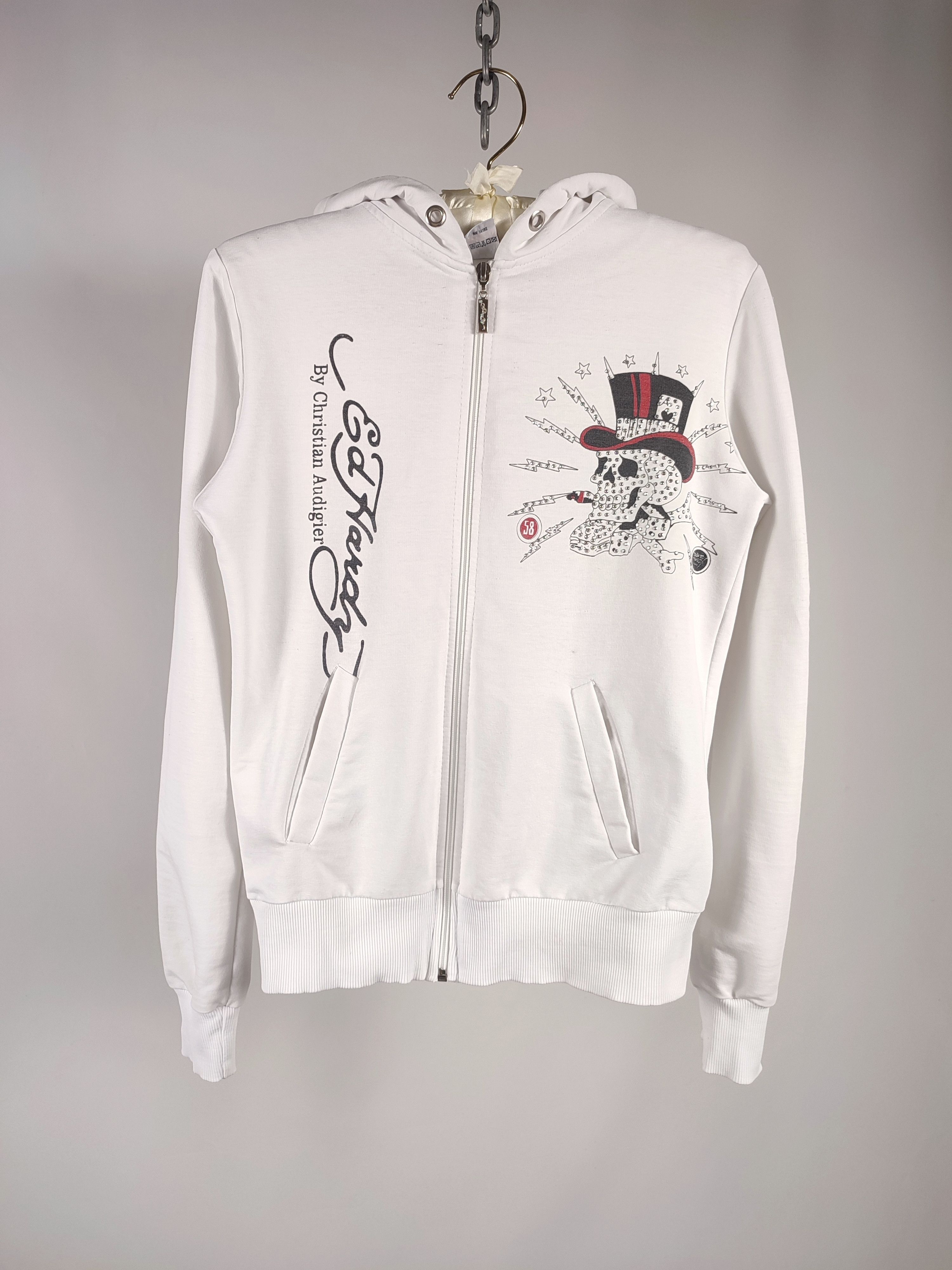 Christian Audigier Ed hardy white hoodie Size S / US 4 / IT 40 - 8 Thumbnail