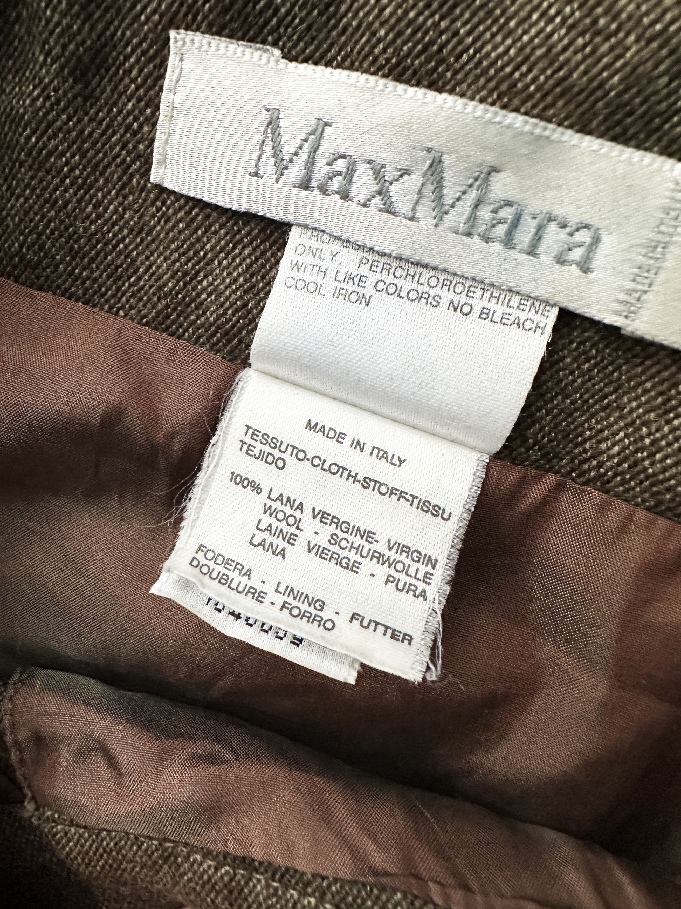 Max Mara MaxMara Vintage olive wool skirt Size 26" / US 2 / IT 38 - 5 Thumbnail