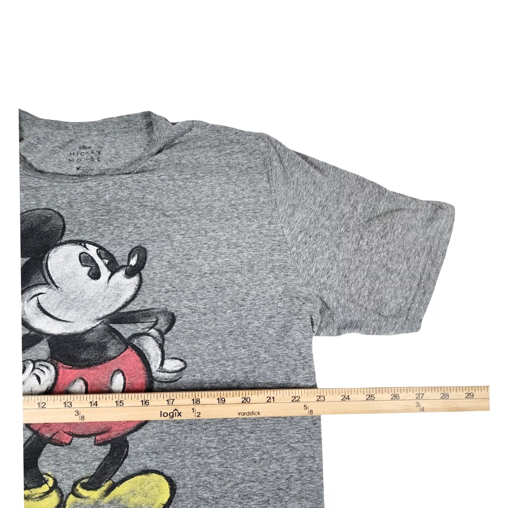 Disney Disney Mickey Mouse Sketch Graphic T-Shirt Mens 2XL Heather Gray Short Sleeve Size US XXL / EU 58 / 5 - 5 Thumbnail