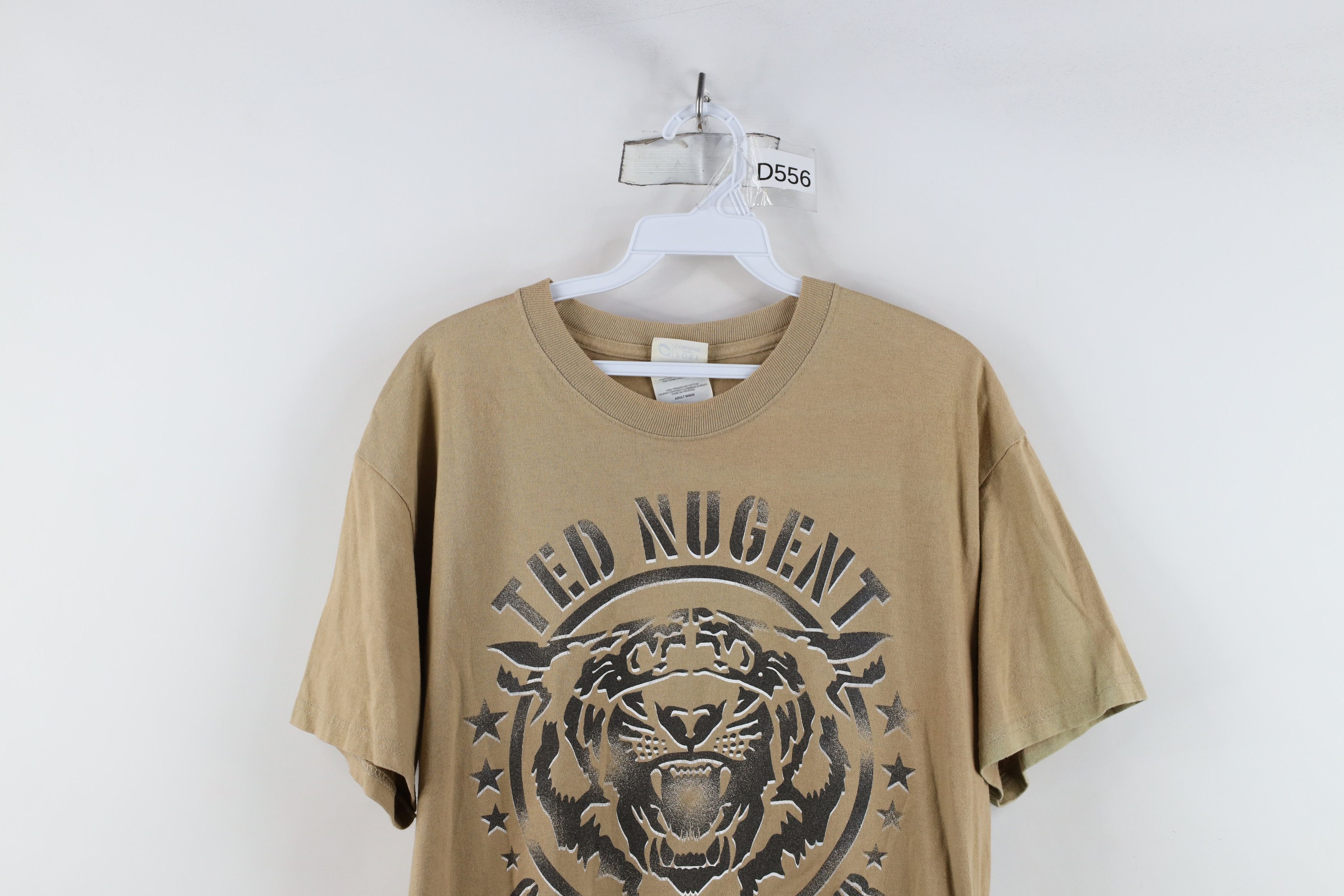 Vintage Vintage Y2K 2004 Cat Scratch Fever Ted Nugent Band T-Shirt Size US M / EU 48-50 / 2 - 2 Thumbnail