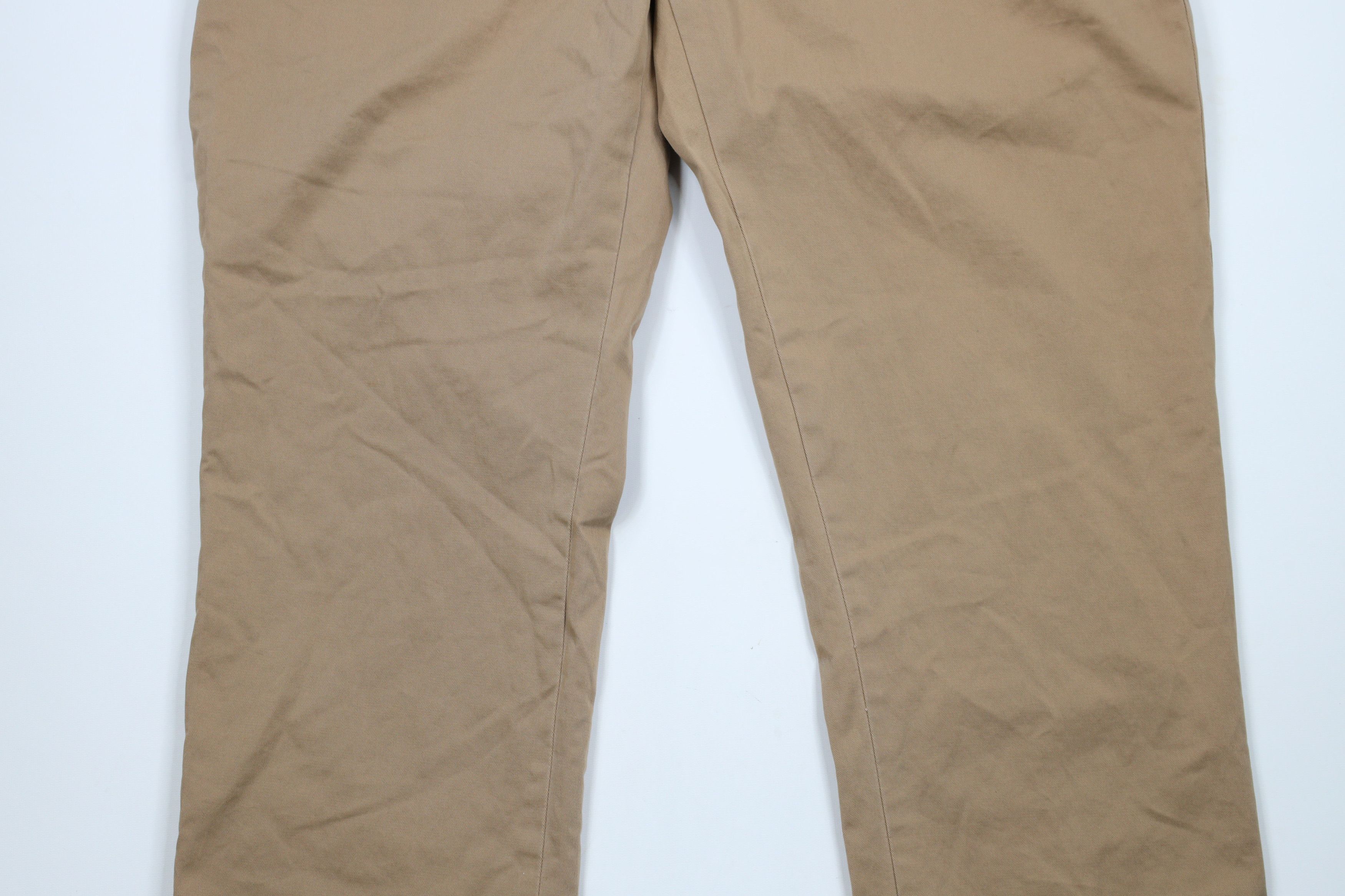 Ralph Lauren × Vintage Vintage 90s Ralph Lauren Wide Leg Cotton Chino Pants Brown Size US 40 / EU 56 - 3 Thumbnail
