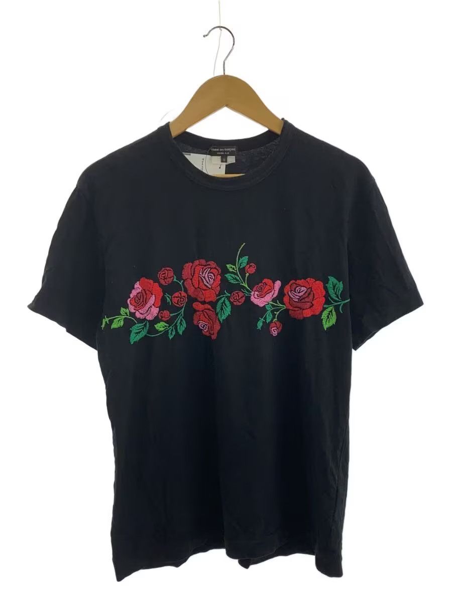 Comme des Garcons Homme Plus Floral Rose Tee Size US M / EU 48-50 / 2 - 1 Thumbnail