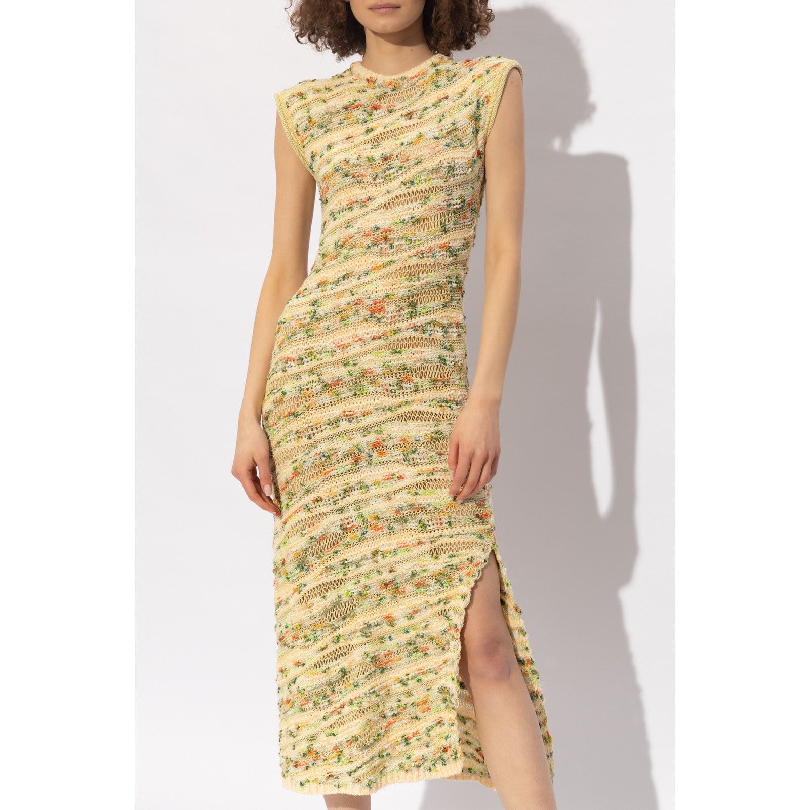 Ulla Johnson Ulla Johnson Dune Dress Confetti knit midi yellow size M Size M / US 6-8 / IT 42-44 - 5 Thumbnail