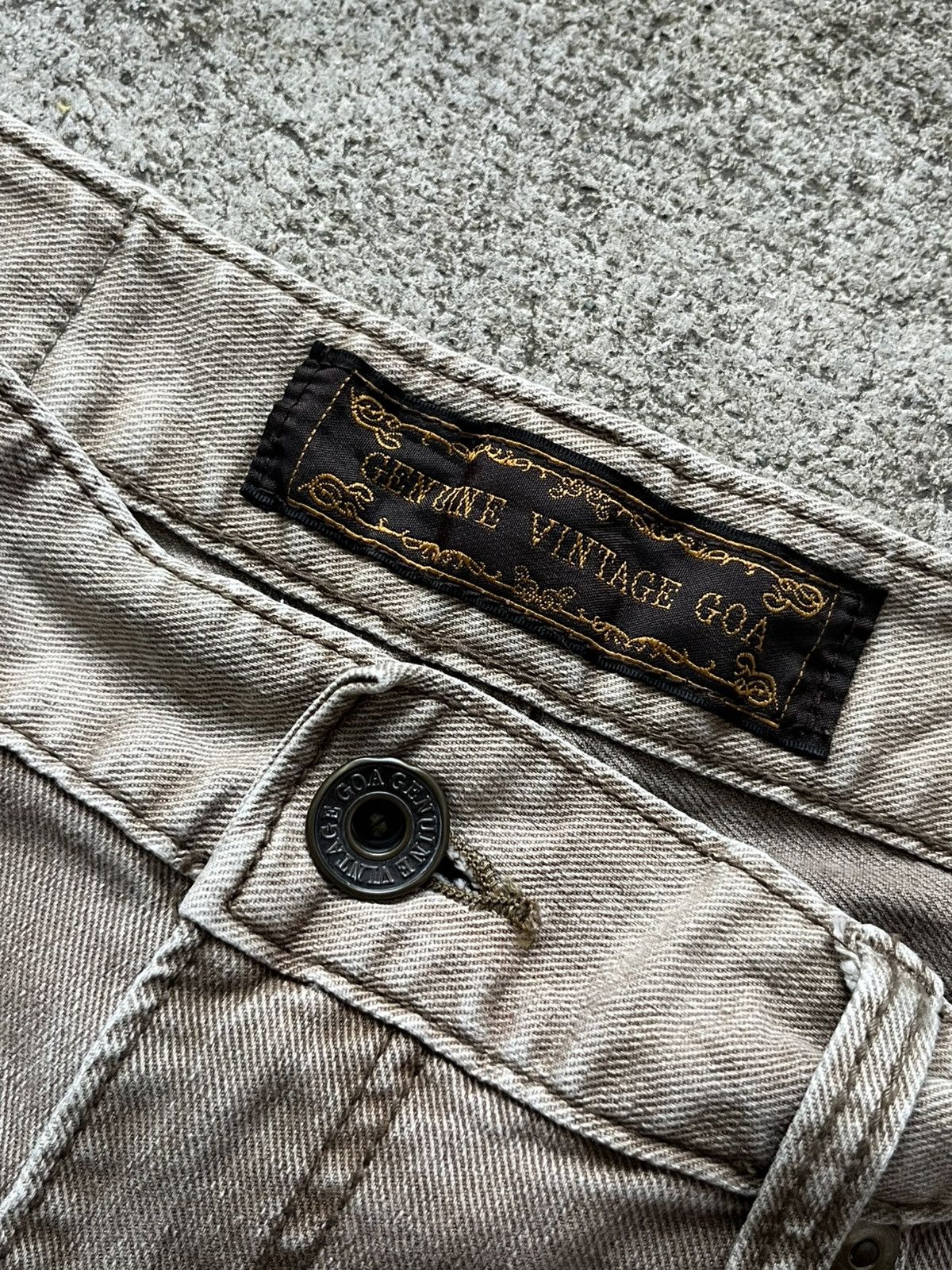 If Six Was Nine Archive Japan G.O.A. Distressed Acid washed Skinny Jeans Size US 32 / EU 48 - 4 Thumbnail