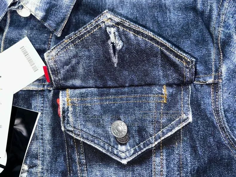 Junya Watanabe Junya Watanabe Printed Denim Jacket Size US L / EU 52-54 / 3 - 5 Thumbnail