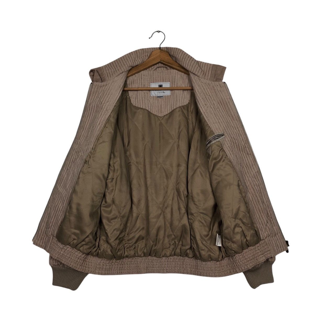 Japanese Brand 📌Vintage Bomber Jacket World Max Club Striped Issey Miyake Size US M / EU 48-50 / 2 - 14 Thumbnail