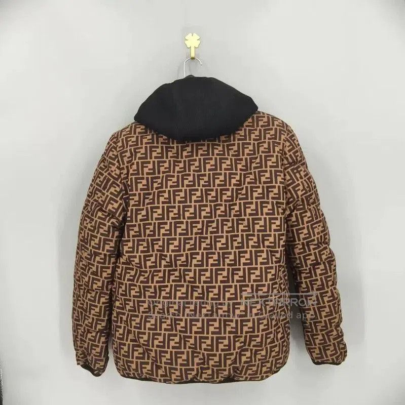 Fendi Fendi Karki Color Down Jacket for Men . Size US XS / EU 42 / 0 - 2 Thumbnail