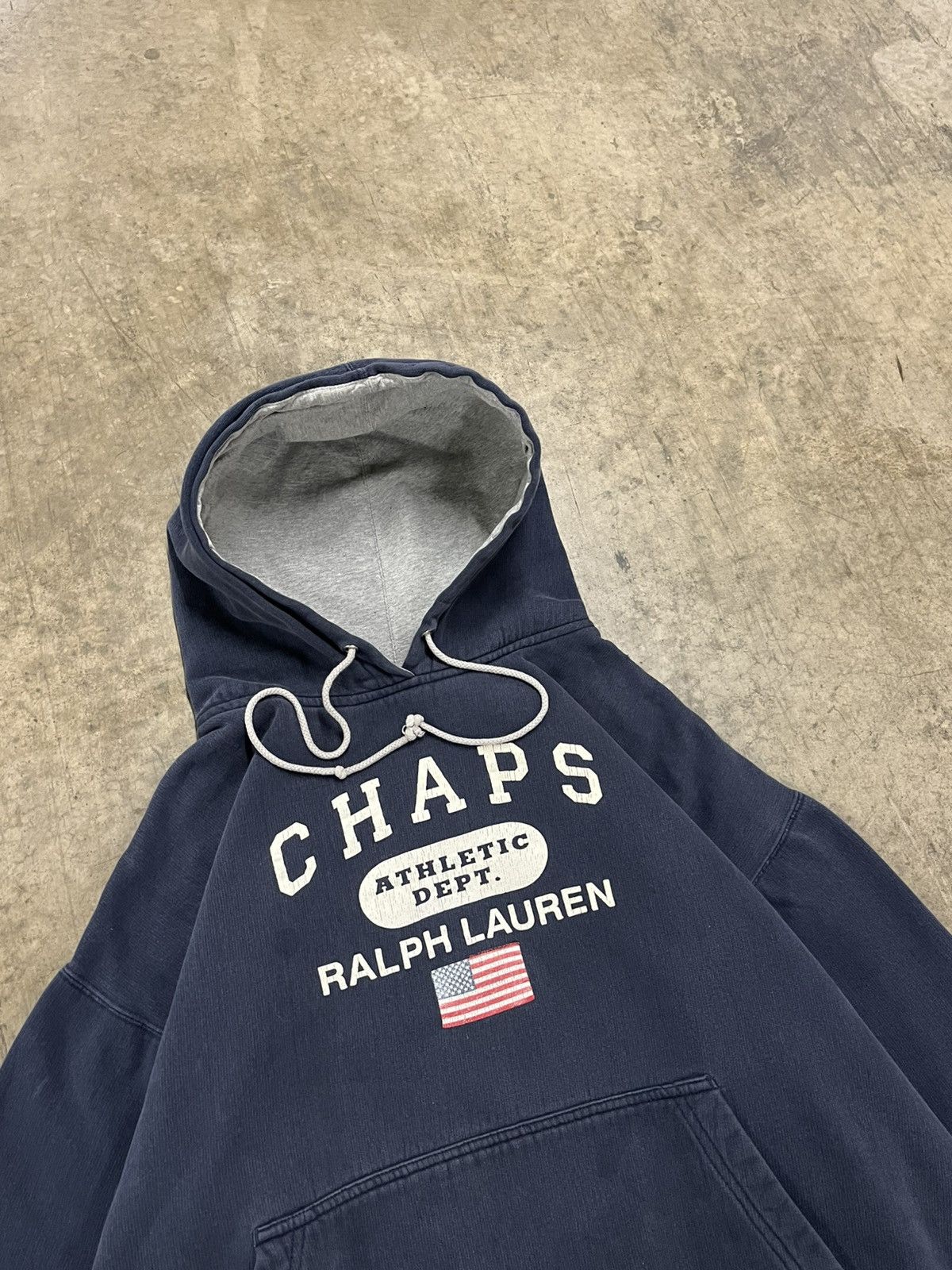 Polo Ralph Lauren × Vintage Polo Ralph Lauren vintage boxy fit hoodie streetwear preppy Size US L / EU 52-54 / 3 - 6 Thumbnail