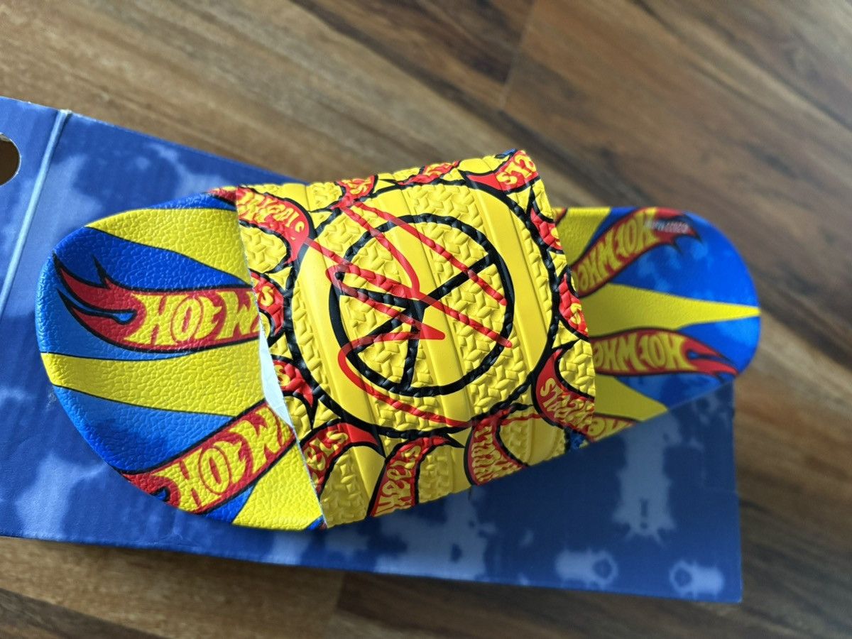 Adidas New Adidas X Sean Wotherspoon X Hot Wheels Adilette Slide 9 Size US 9 / EU 42 - 4 Thumbnail