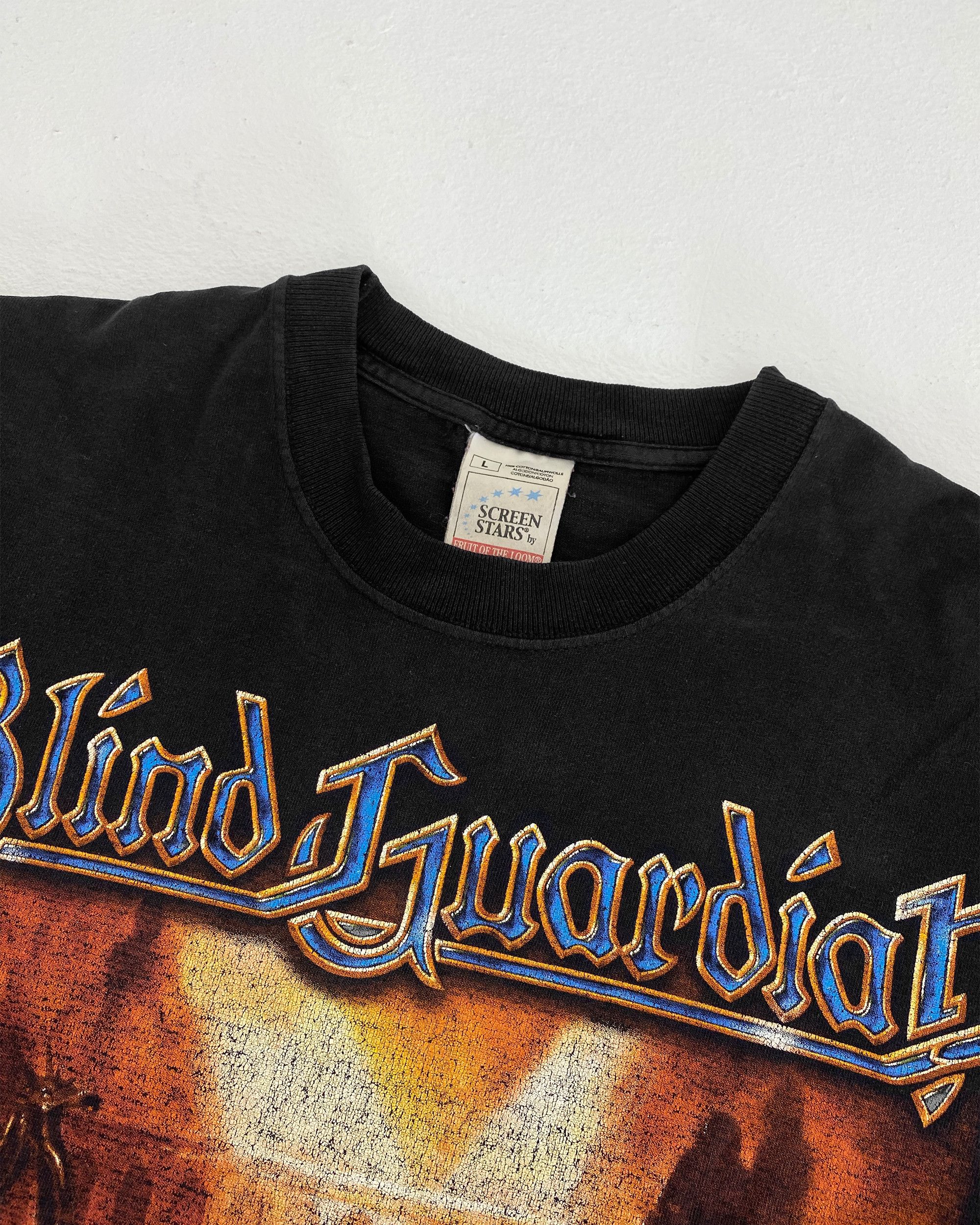 Vintage 2002 Blind Guardian Band Tour T-Shirt Size US L / EU 52-54 / 3 - 3 Thumbnail