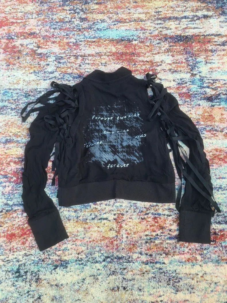 Ann Demeulemeester Ann Demeulemeester Silk Detachable Sleeve Jacket. Size US S / EU 44-46 / 1 - 1 Thumbnail