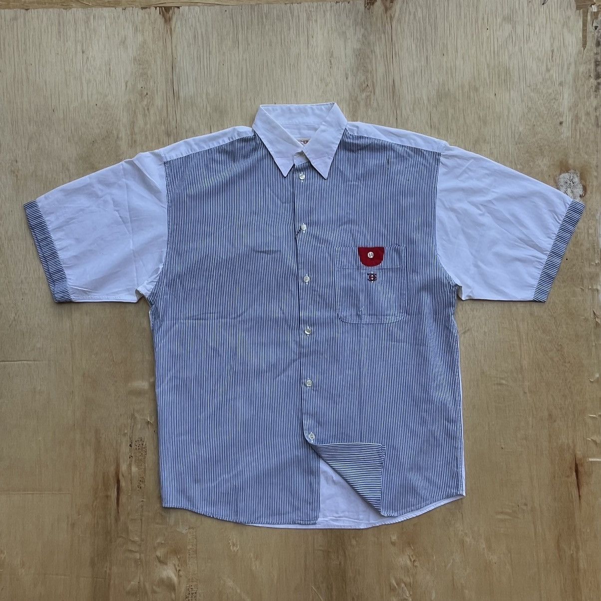 Iceberg ICE BERG MIX STRIPE RELAXED FORMAL SHORT LIKE YOHJI YAMAMOTO Size US L / EU 52-54 / 3 - 1 Thumbnail