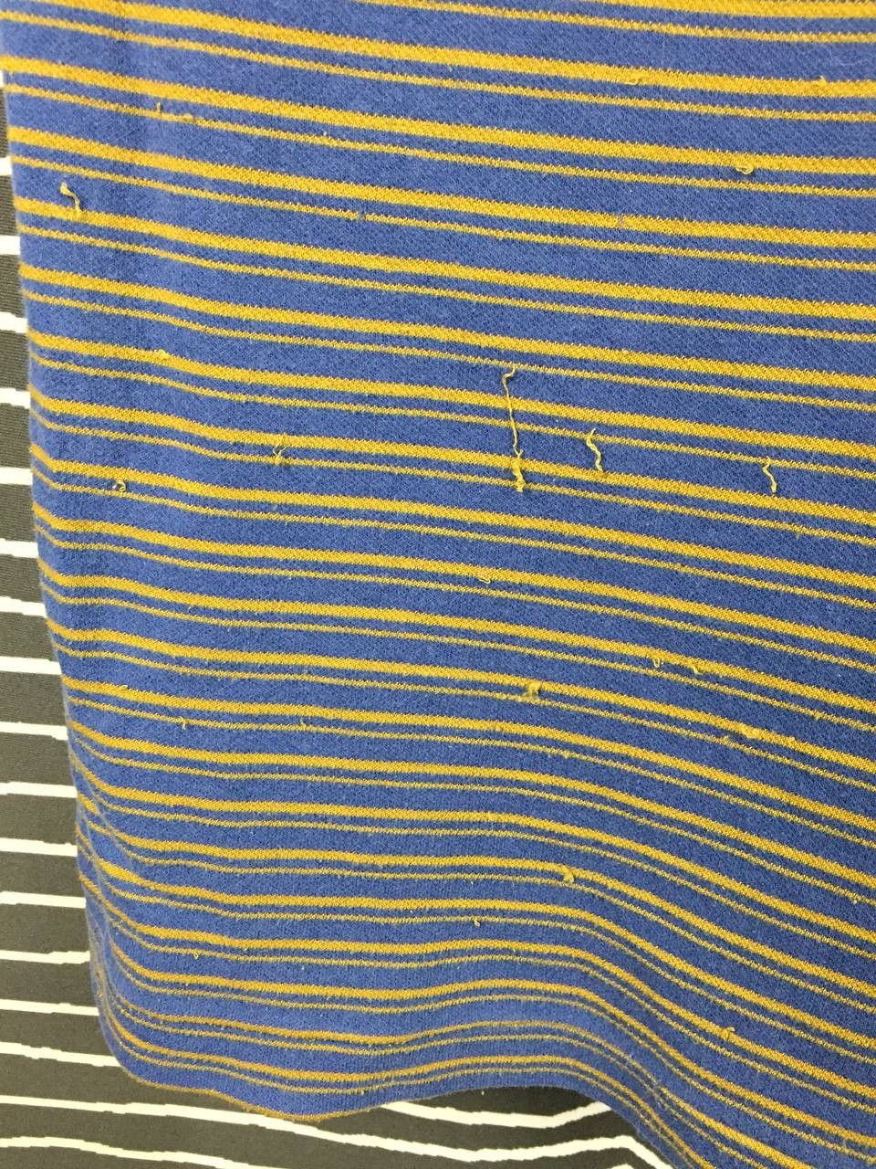 Trussardi Vtg 90s Trussardi Embroidered Logo Striped Henley Tee Size US XL / EU 56 / 4 - 12 Thumbnail