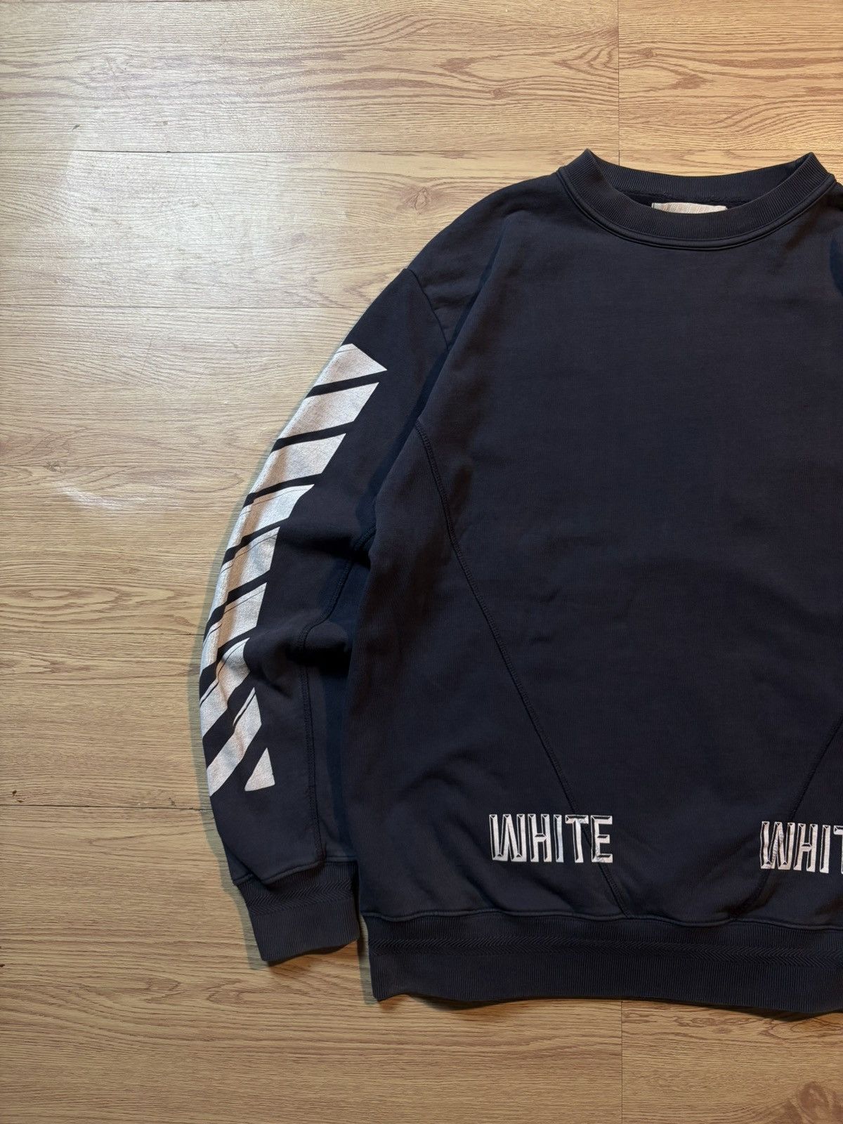 Off-White Off White 3D diagonal sweatshirt Size US XL / EU 56 / 4 - 2 Thumbnail