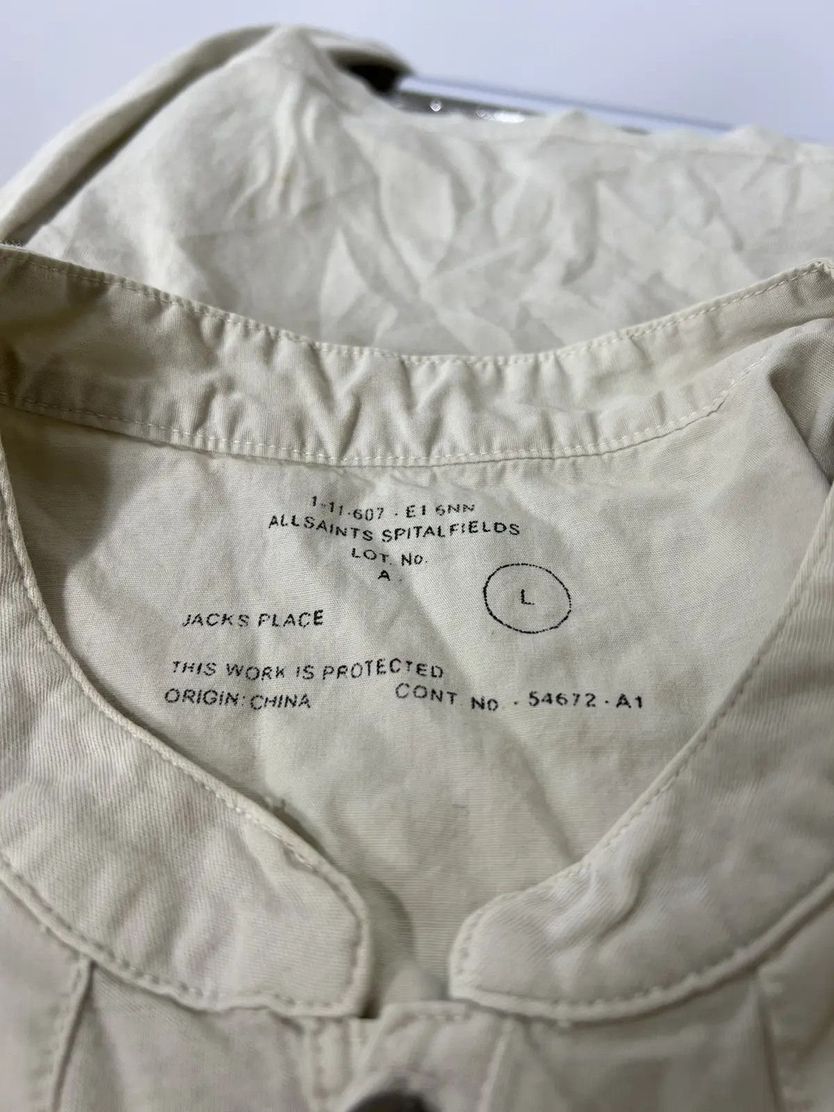 Allsaints × Designer × Japanese Brand All Saints jersey rock shirt Size US L / EU 52-54 / 3 - 3 Thumbnail