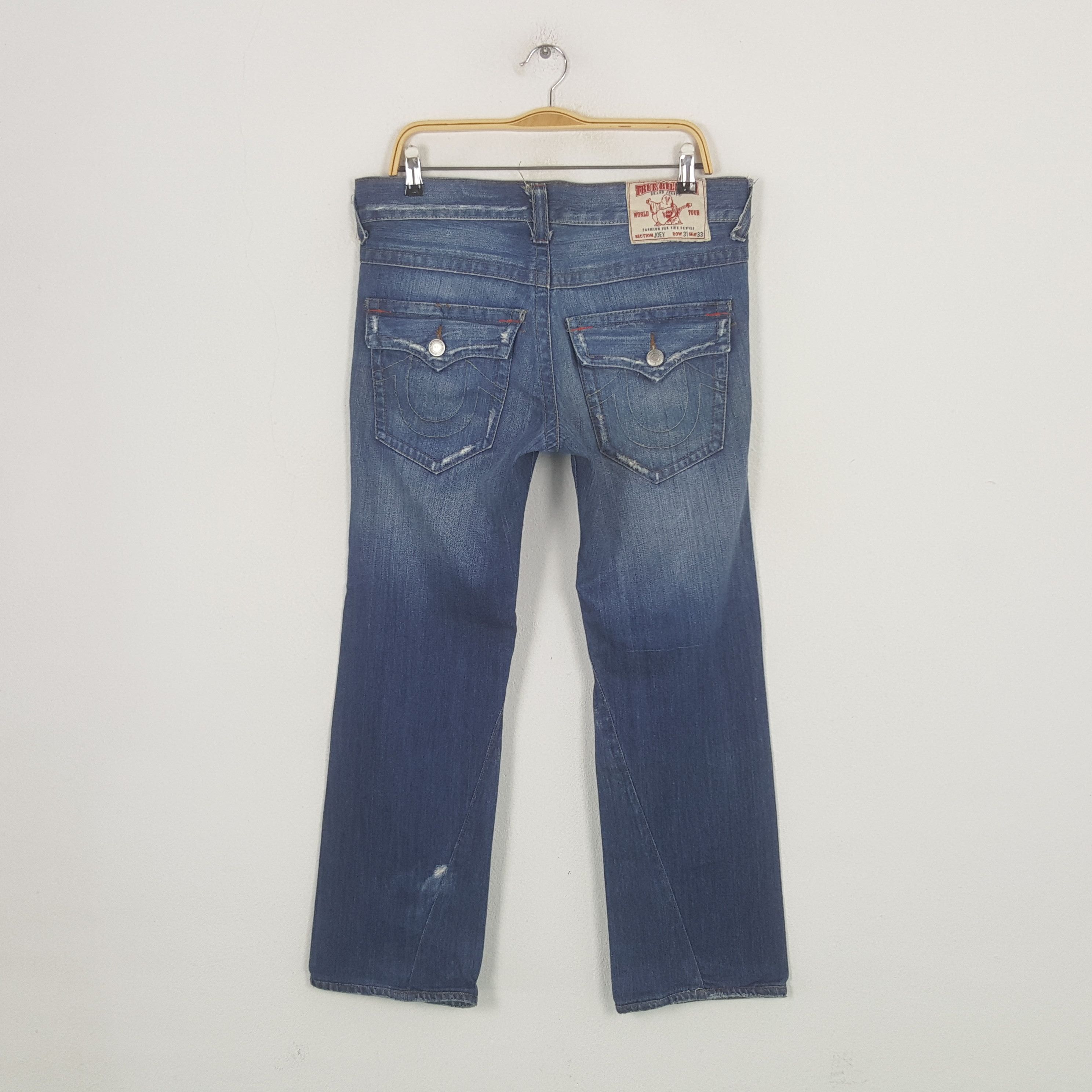 True Religion Vintage True Religion American Denim Jeans C297N18 Size US 34 / EU 50 - 4 Thumbnail