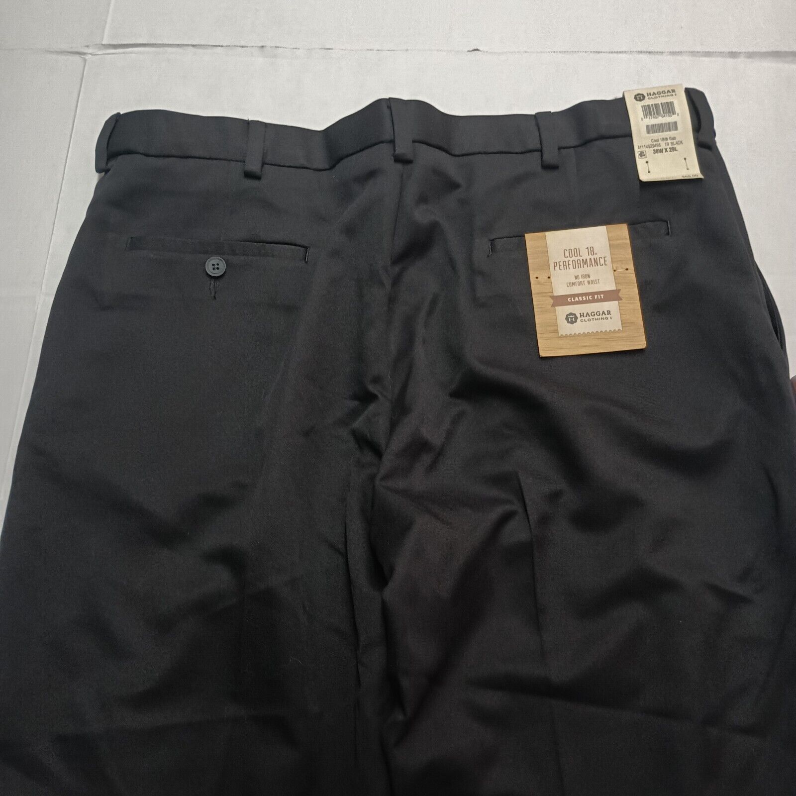 Haggar Haggar Cool 18 Performance Comfort Waist Pants Men's 38x29 Size US 38 / EU 54 - 7 Thumbnail