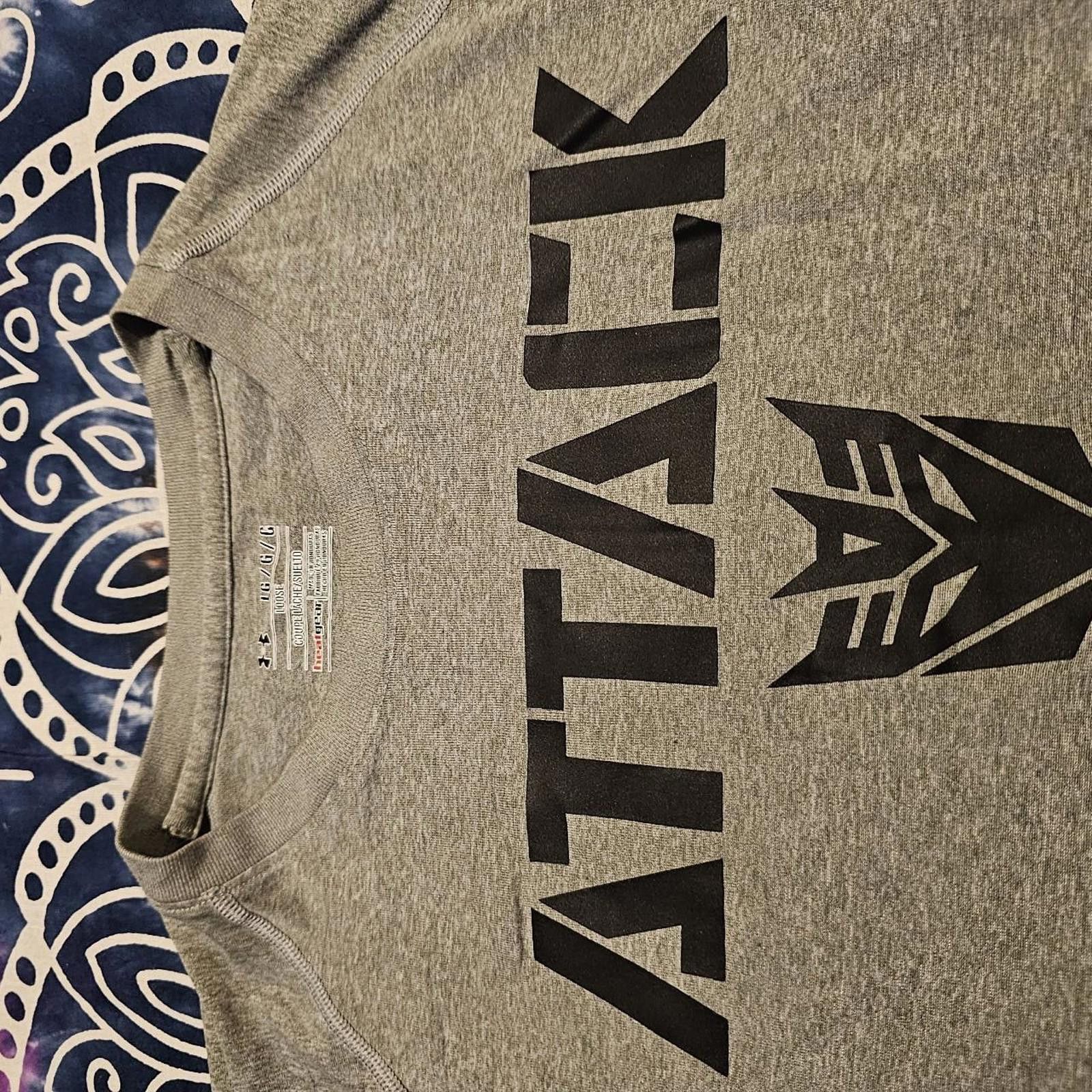 Under Armour Under Armour Men's Black and Grey Transformer T-shirt Size US L / EU 52-54 / 3 - 5 Thumbnail