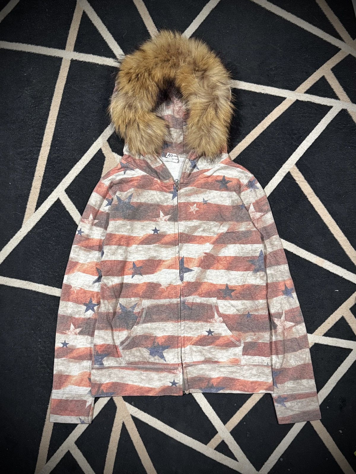 Le Grande Bleu (L.G.B.) Fur Hoodie American Ann Christine Japanese styled Size US S / EU 44-46 / 1 - 1 Thumbnail