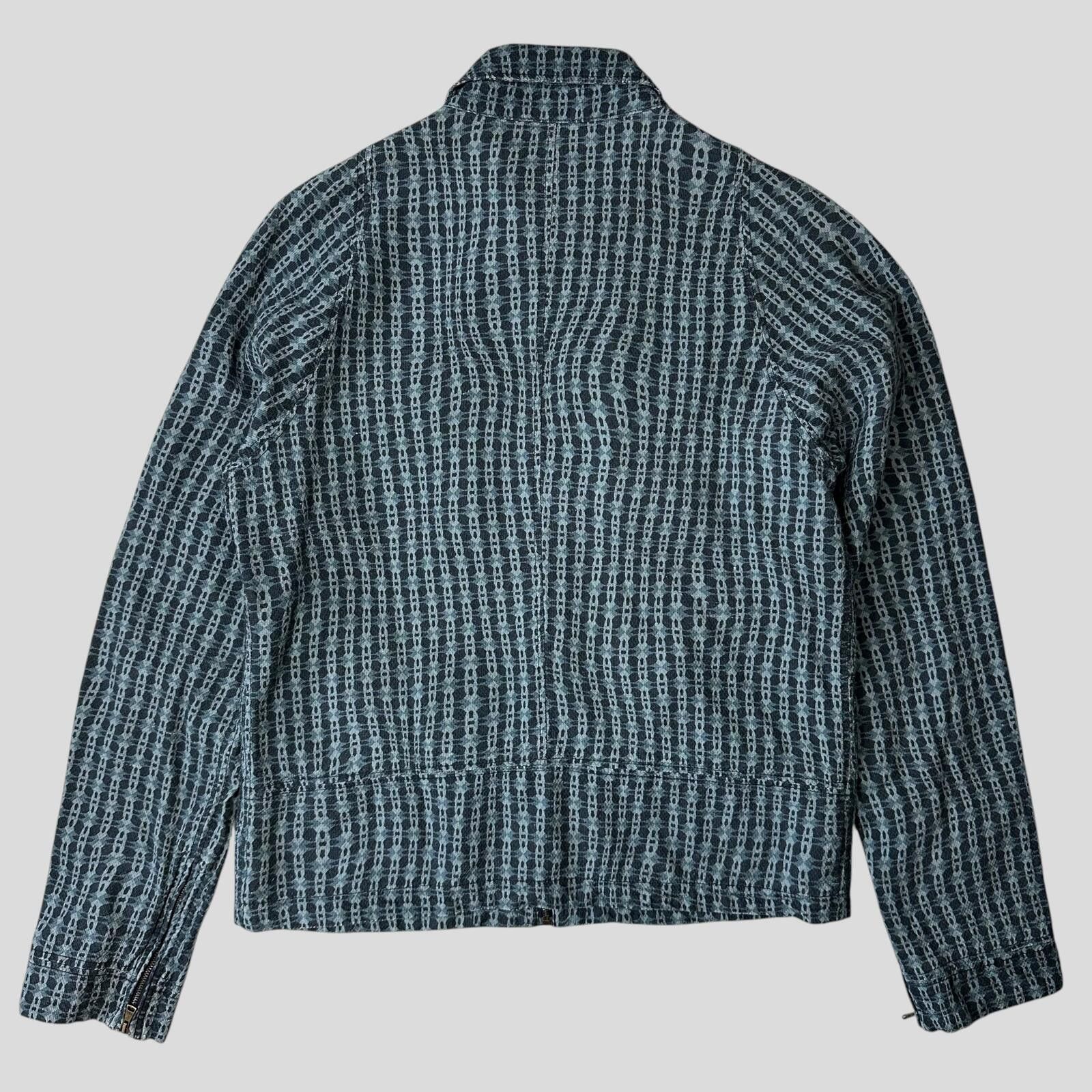 Dolce & Gabbana Dolce & Gabbana 00’s Psychedelic Wire Cotton Biker Jacket M Size US M / EU 48-50 / 2 - 2 Thumbnail