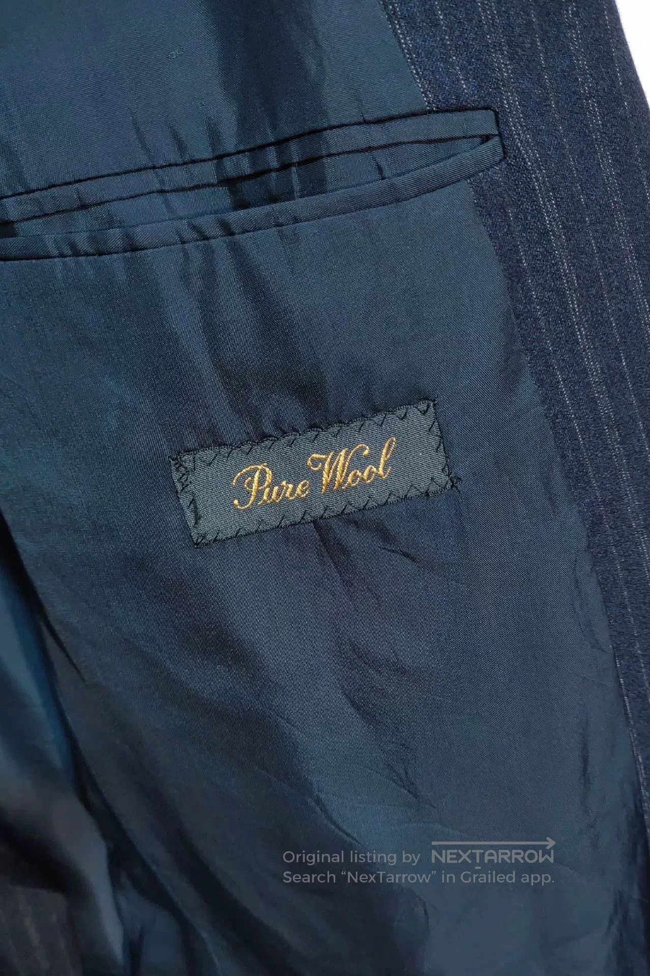 Oscar De La Renta Oscar de la Renta Navy Wool Suit. Size US M / EU 48-50 / 2 - 6 Thumbnail