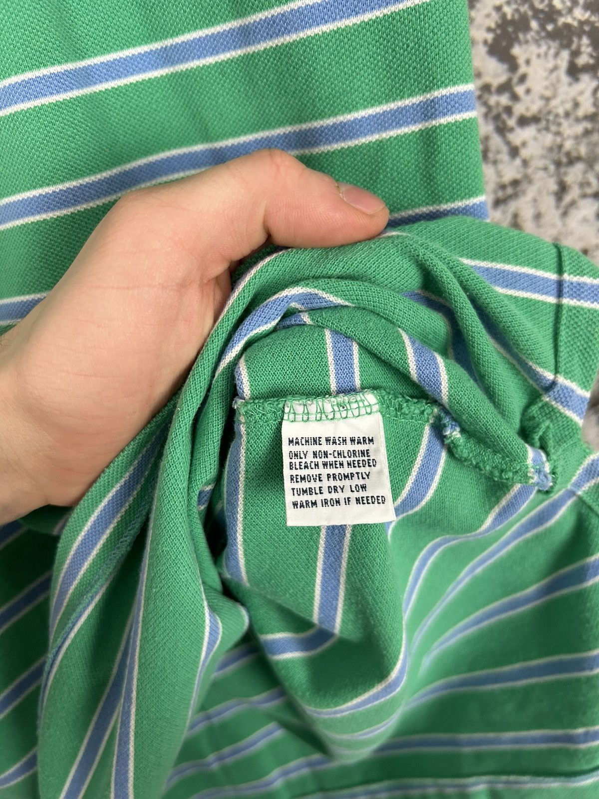 Polo Ralph Lauren Vintage Polo Ralph Lauren Striped Tee 90s Retro Hype Size US XL / EU 56 / 4 - 5 Thumbnail