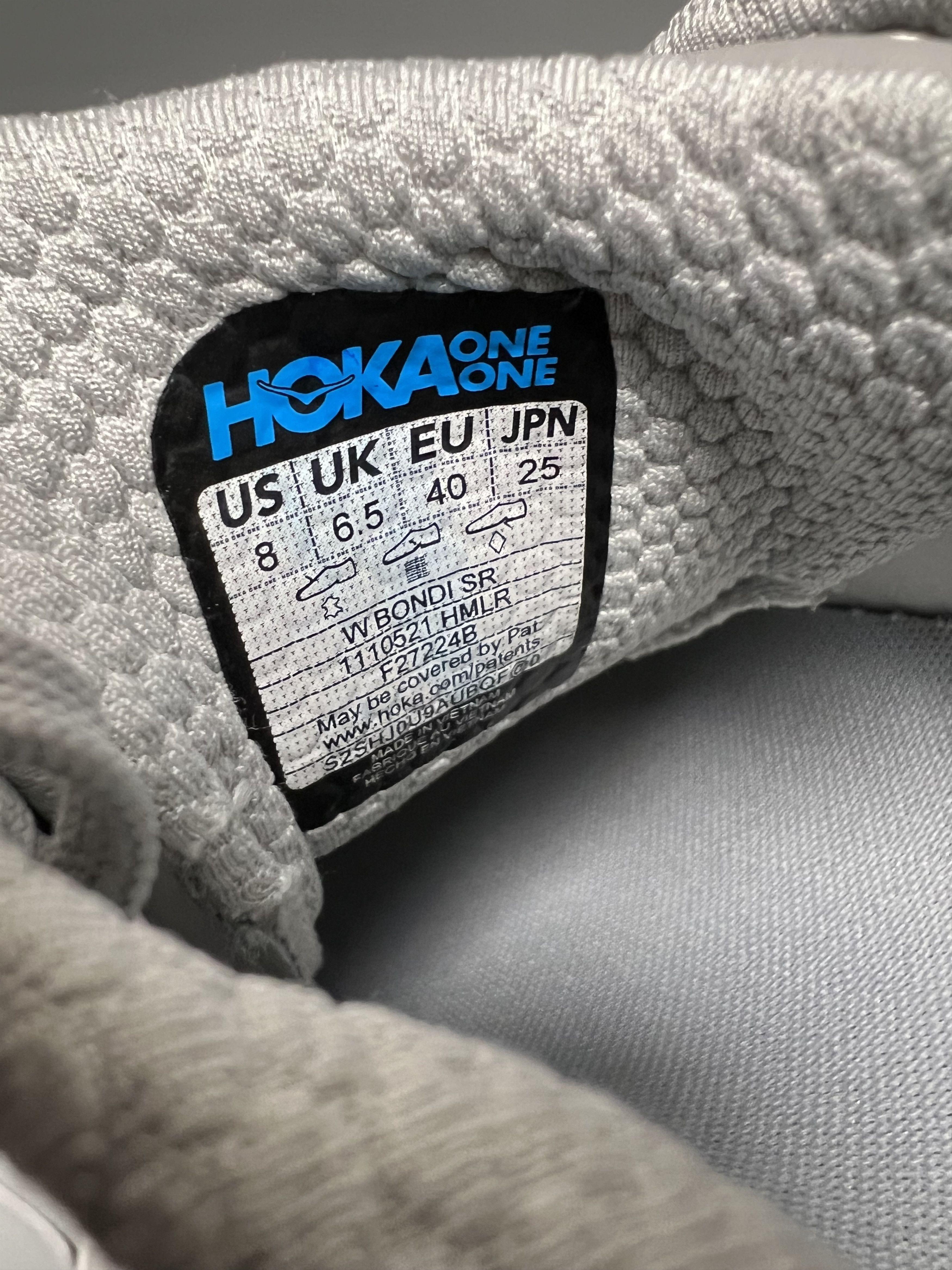 Hoka Hoka Bondi SR Running Shoes Walking Gym Training Size US 8 / IT 38 - 8 Thumbnail
