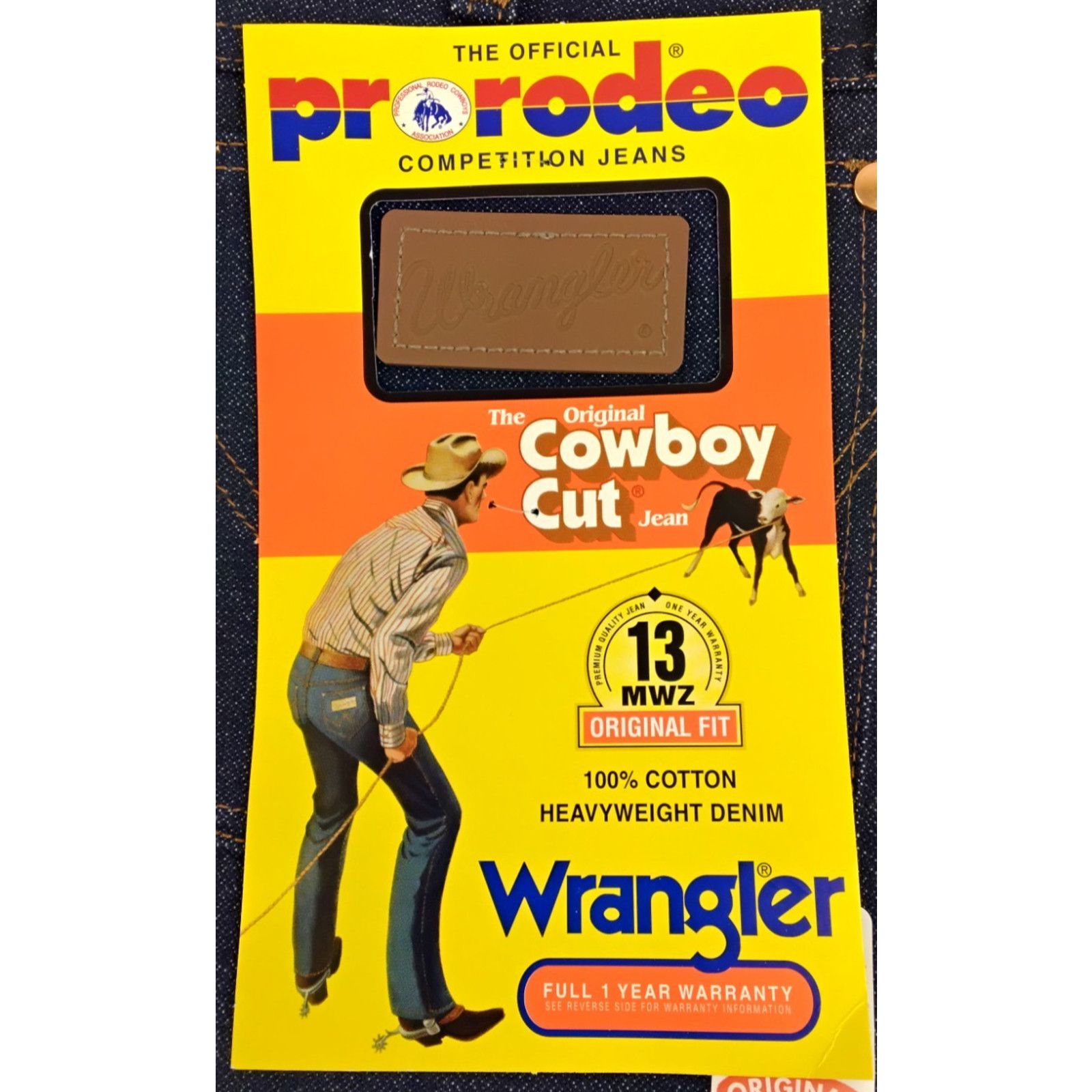 Wrangler Wrangler Pro Rodeo Cowboy Cut Jeans Men's 36 Deadstock VTG Size US 36 / EU 52 - 9 Thumbnail