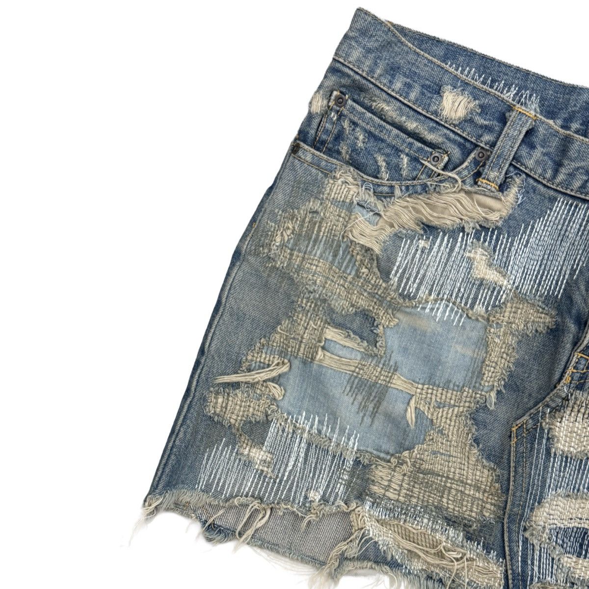Undercover 05AW UNDERCOVER ‘ART&CRAFTS’ 85 DENIM SKIRT Size 27" / US 4 / IT 40 - 4 Thumbnail