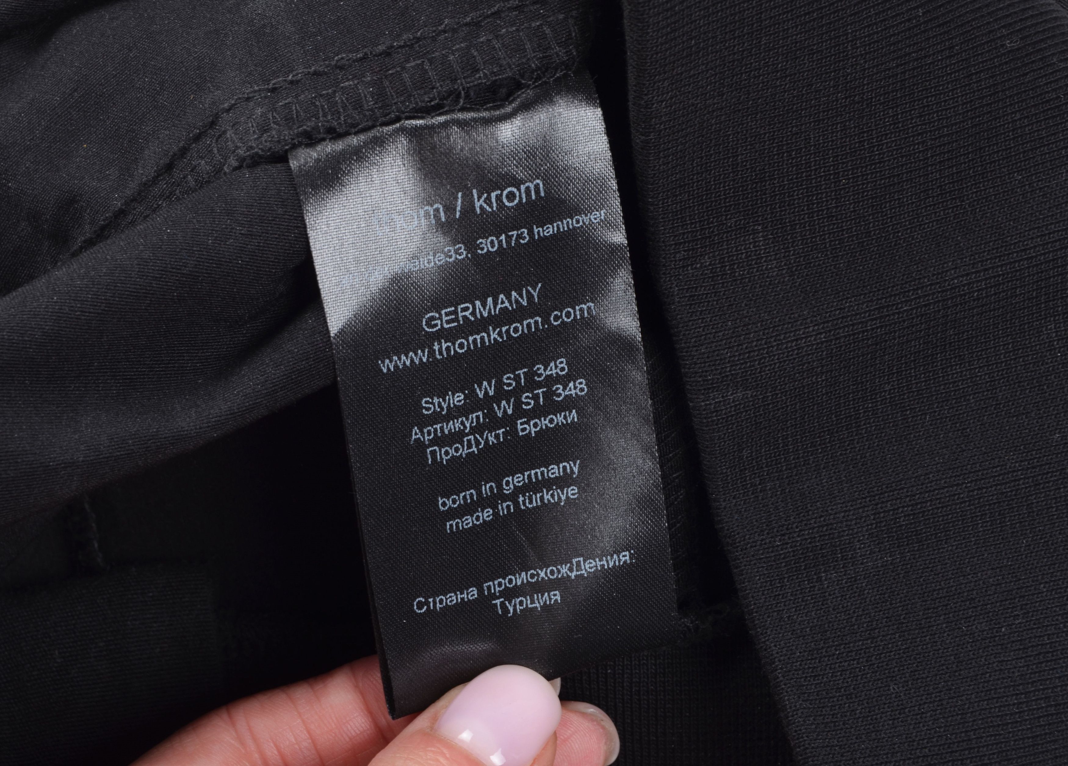 Thom Krom Thom Krom Avant Garde Black Straight Pants Size 26" / US 2 / IT 38 - 8 Thumbnail