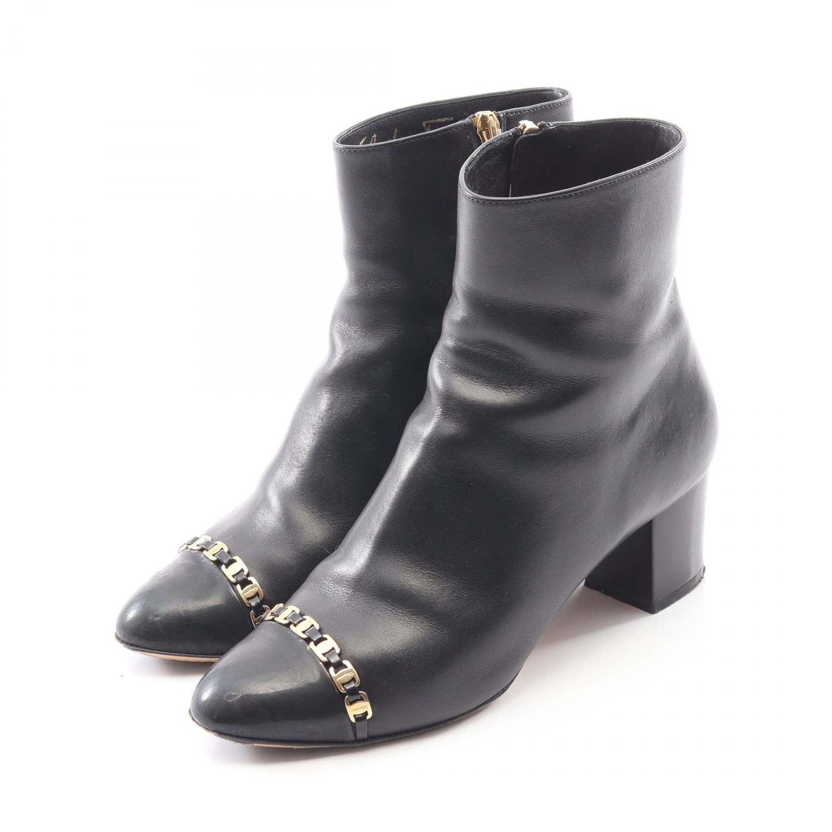 Salvatore Ferragamo Salvatore Ferragamo Salvatore Ferragamo Leather Boots Leather Shoes DUTY FREE for USA Size ONE SIZE - 1 Thumbnail