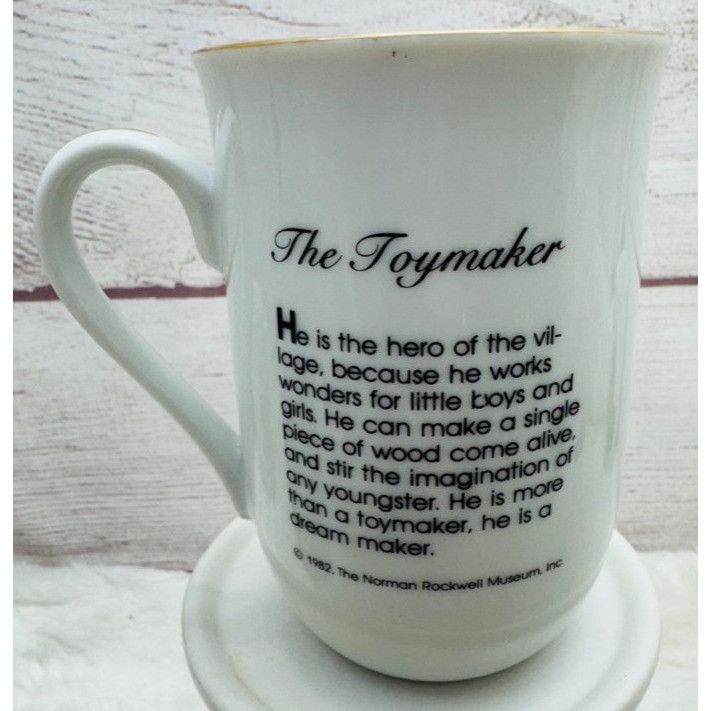 Other Norman Rockwell Museum Coffee Mug Cup Glasses (1982) Gold Tr Size ONE SIZE - 11 Thumbnail