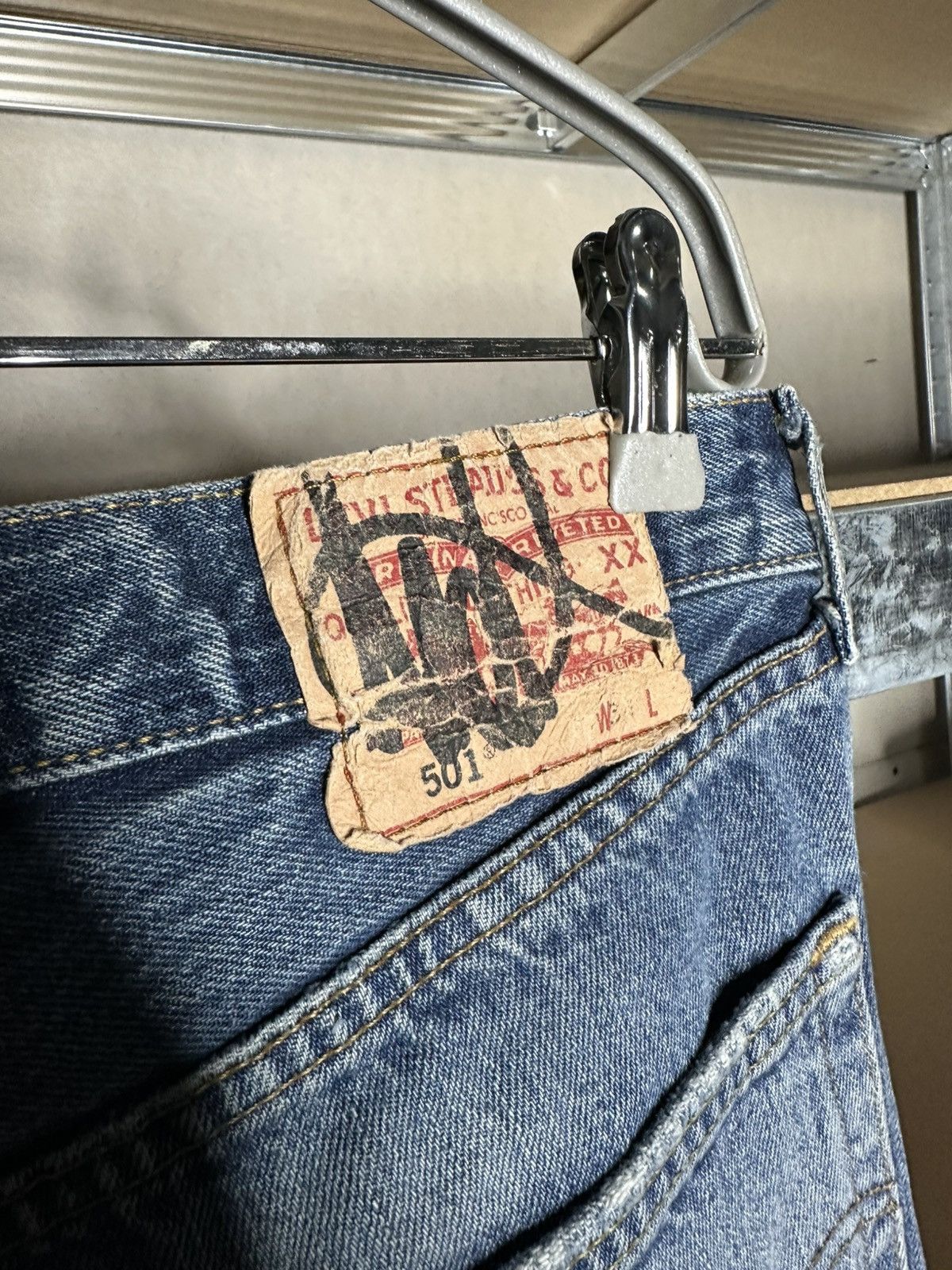 Levi's Levi’s 501 LTD Edition Distressed Denim Jeans Size 34x32 Size US 34 / EU 50 - 4 Thumbnail