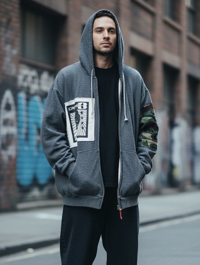 Japanese Brand Croma 3 Baggy Hoodie Size US XL / EU 56 / 4 - 1 Thumbnail