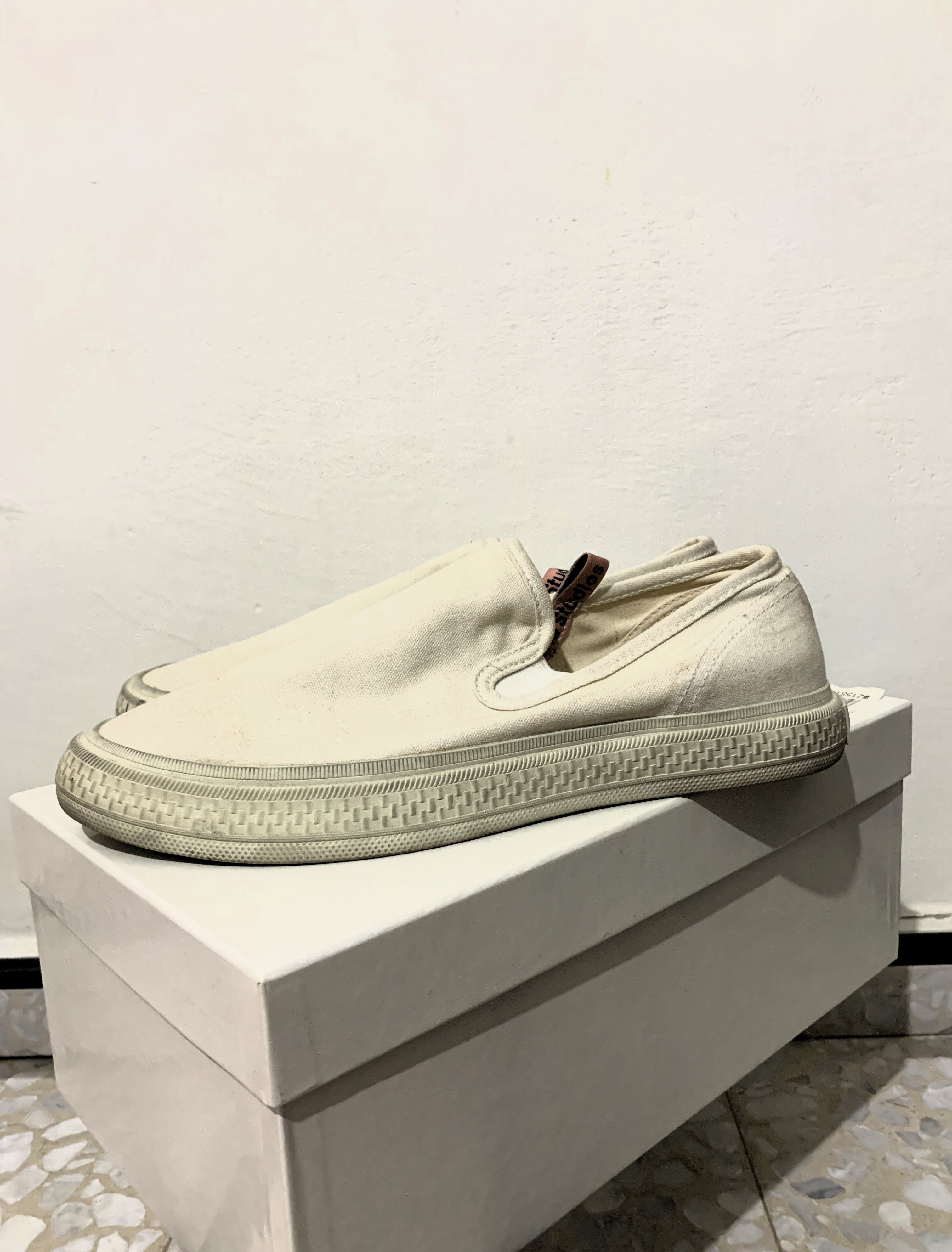 Acne Studios Canvas Slip-On Sneakers Size US 10 / EU 43 - 1 Thumbnail
