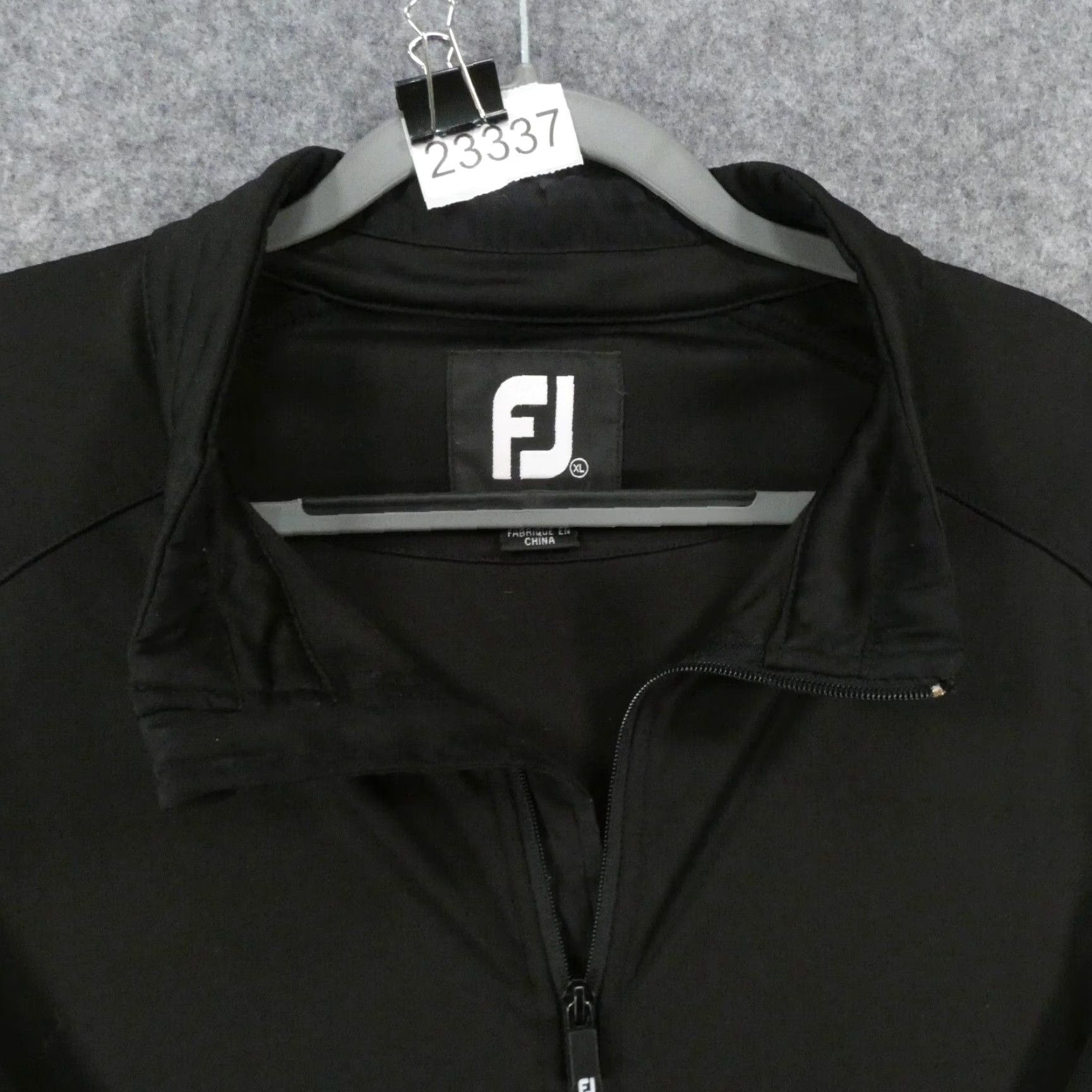 Footjoy FootJoy Jacket Mens Extra Large Long Sleeve Black Lined Full Zip Golf Size US XL / EU 56 / 4 - 2 Thumbnail