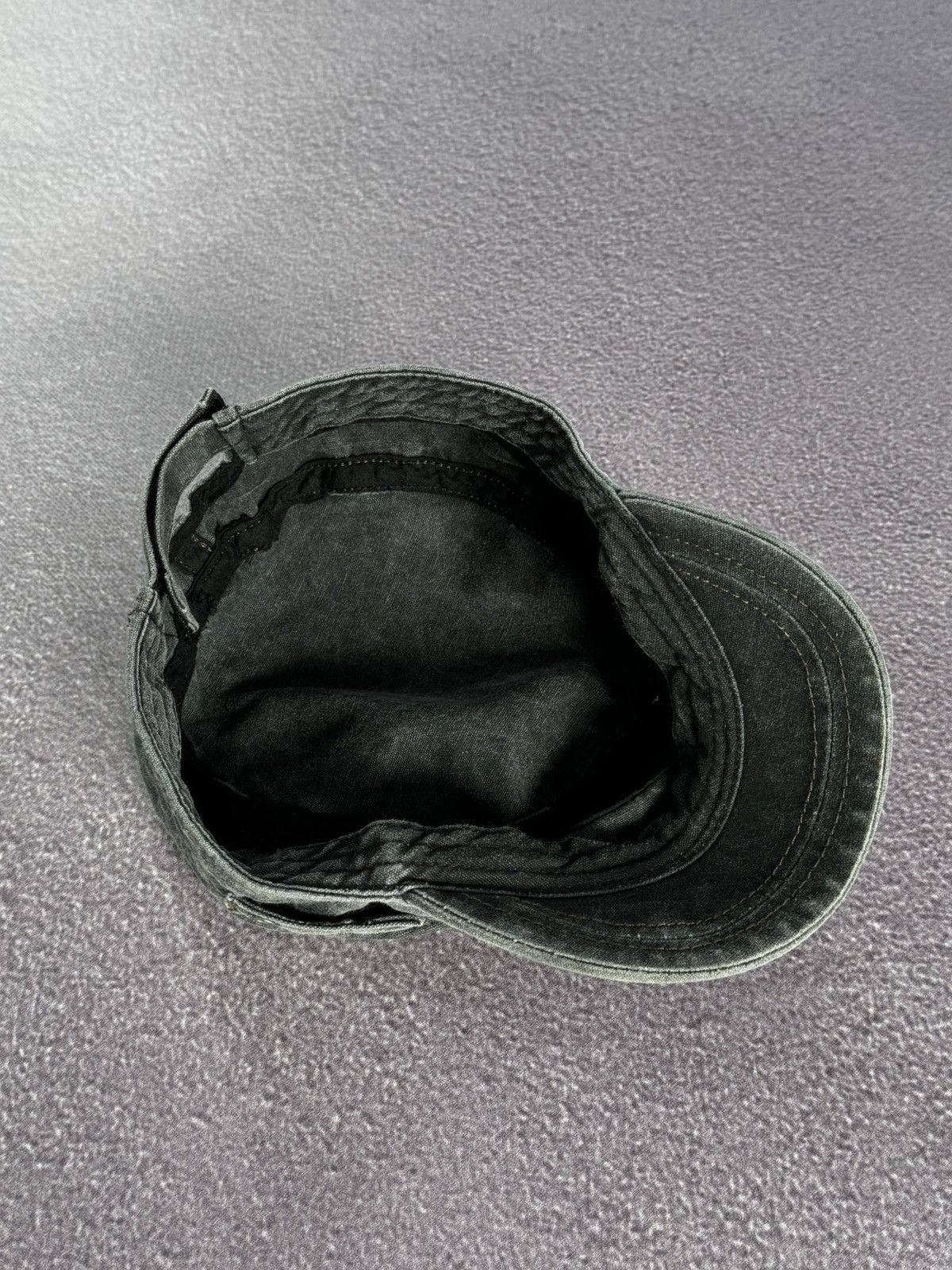 Japanese Brand 00’s Japanese Brand Y2K Faded Denim Beret Hat Size ONE SIZE - 7 Thumbnail