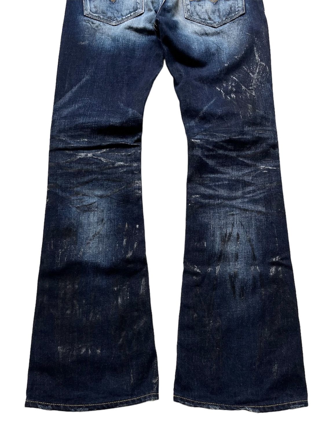 GOSTAR DE FUGA Rare Fuga Paint Splatter Flared Jeans Size US 30 / EU 46 - 6 Thumbnail