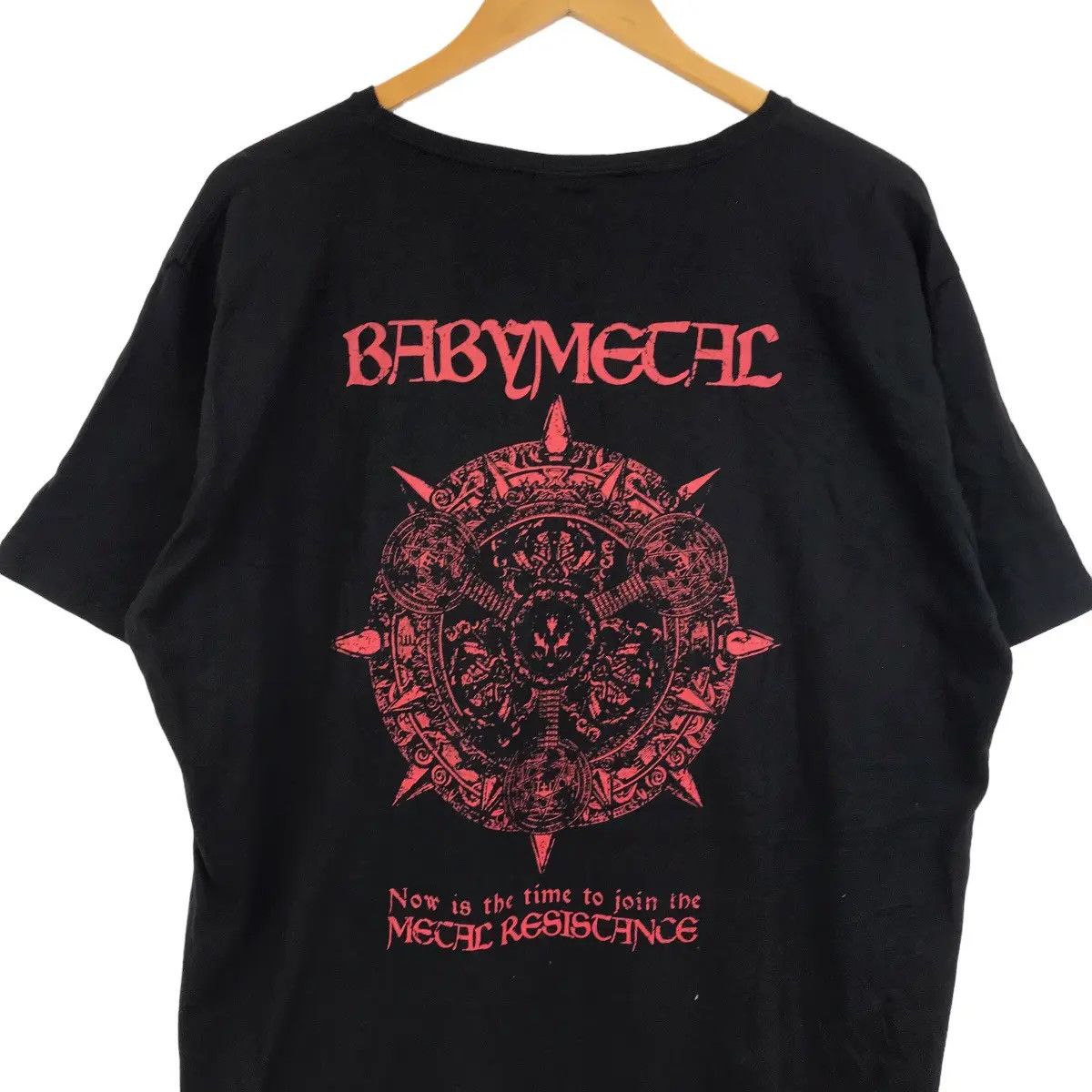 Vintage 2016 BABYMETAL METAL RESISTANCE Album Heavy Tee Shirt Japan Size US XL / EU 56 / 4 - 2 Thumbnail